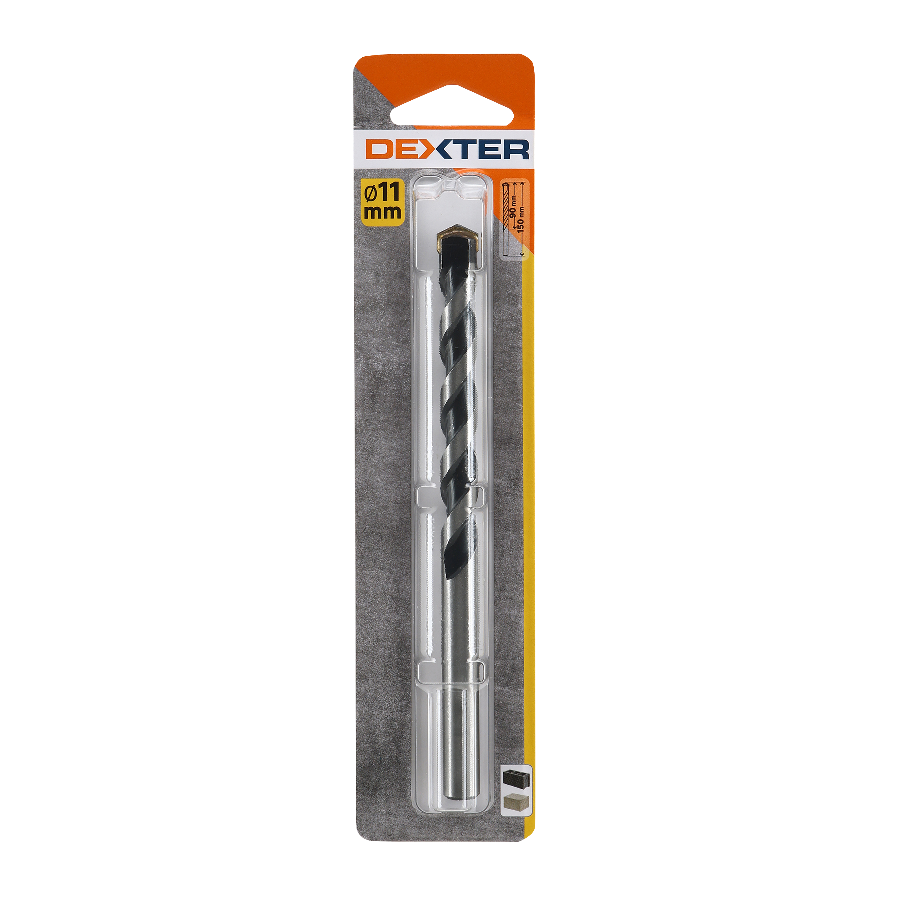 Broca para hormigón enganche cilíndrico ø 11 x l. 150 mm dexter