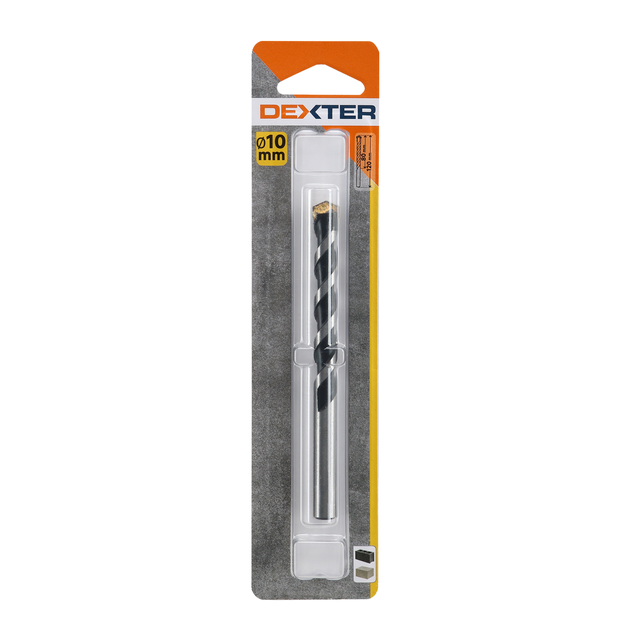 Broca para hormigón enganche cilíndrico ø 10 x L. 120 mm DEXTER