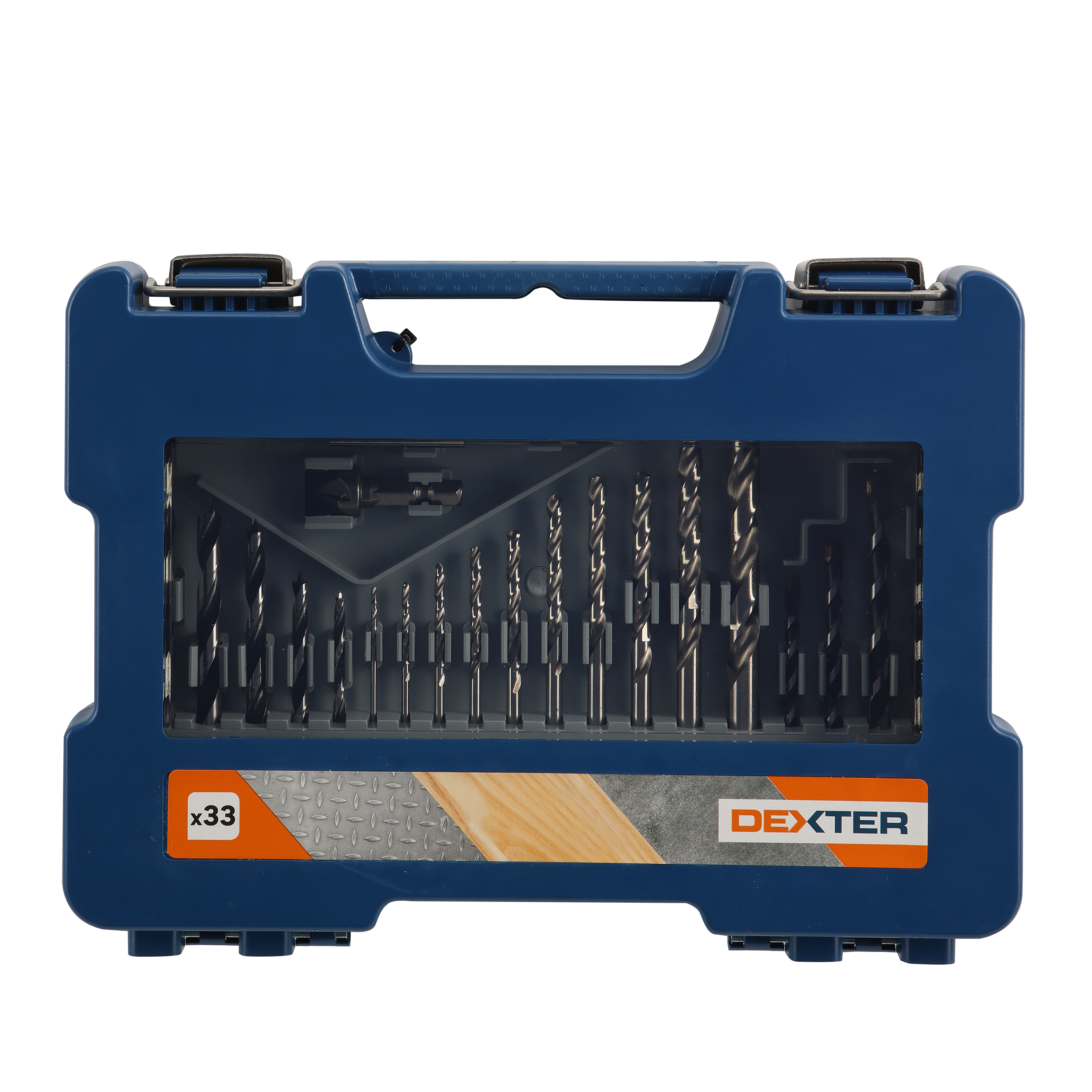 Ensemble de forets et d'embouts DEXTER, 33 pièces - 12