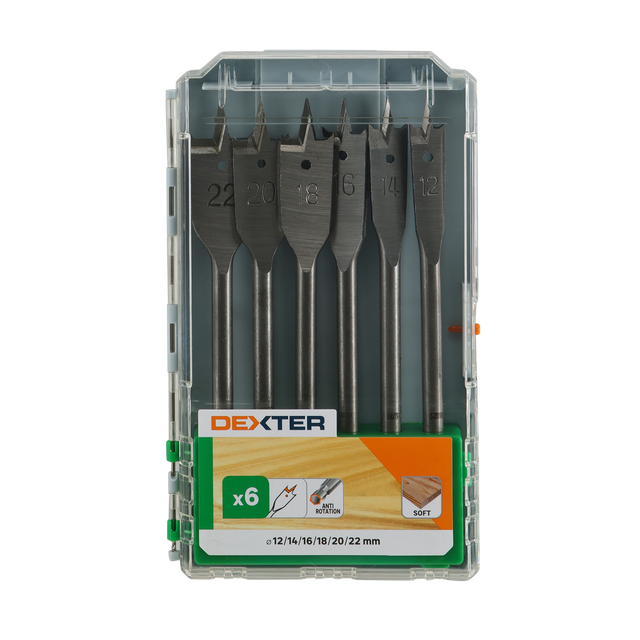 Coffret mèches à bois triple hélice - Extrême DEWALT