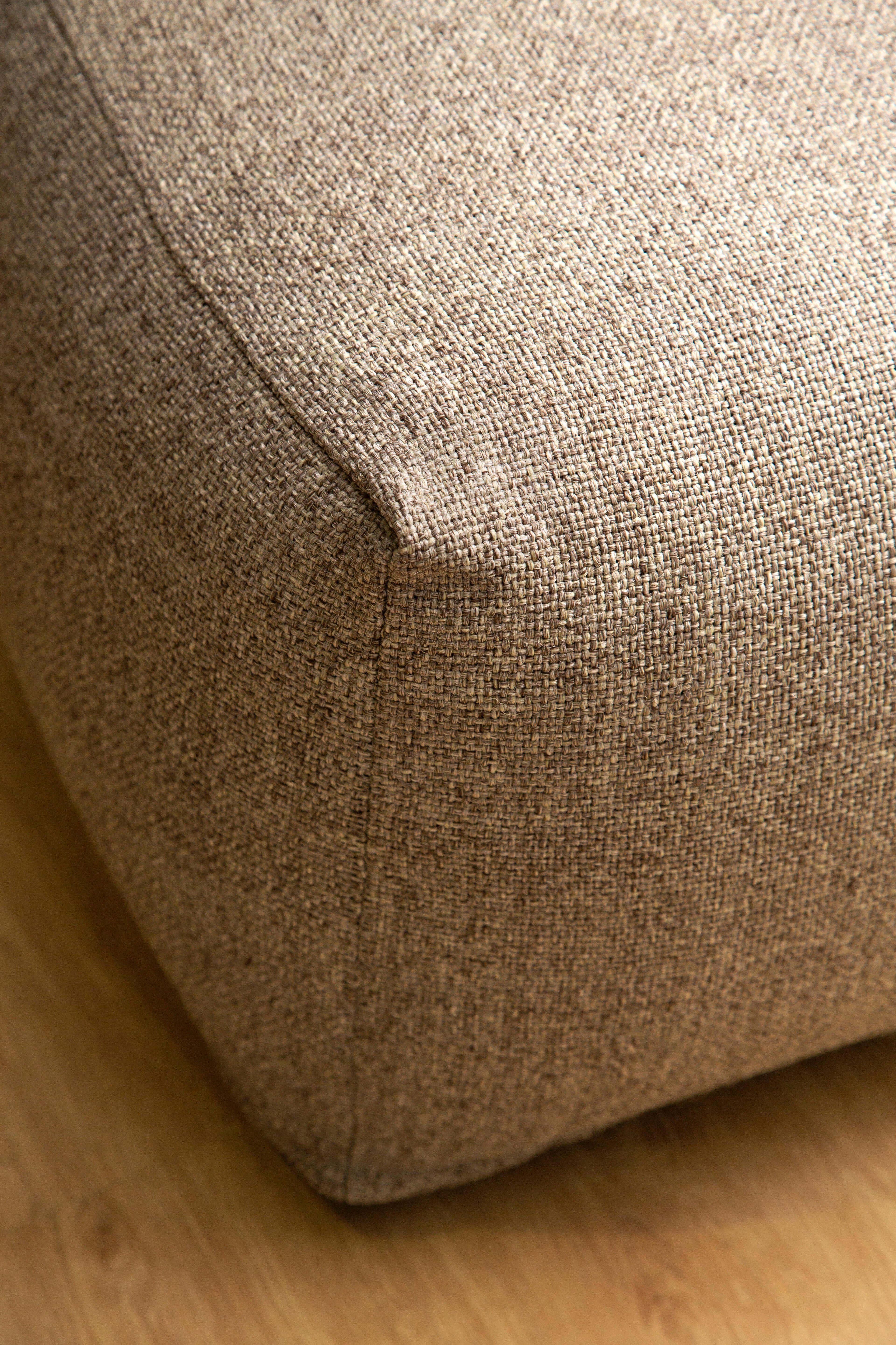 Puff jaspe 45x45x35 cm cinza - 8