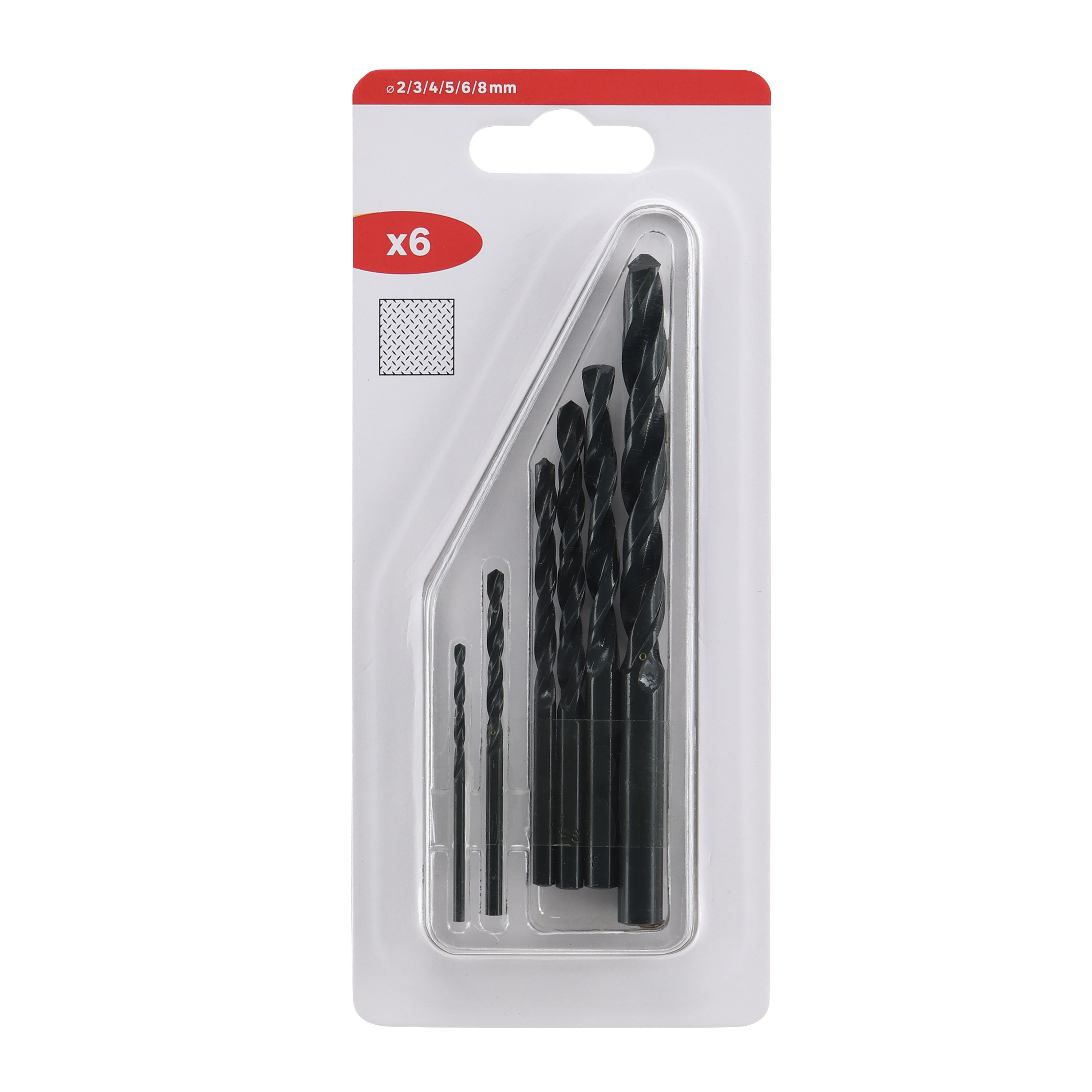 Zestaw wierteł do metalu 2-8mm 6szt. - 3