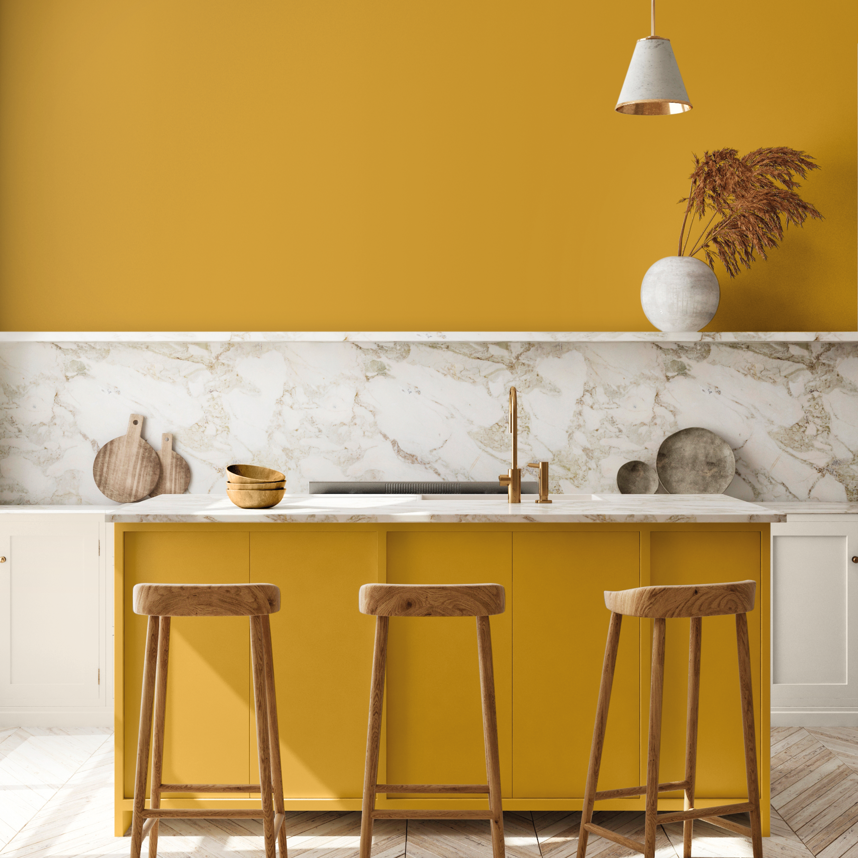 Peinture mur, boiserie pollen velours PURE & PAINT , 2.5L - 4