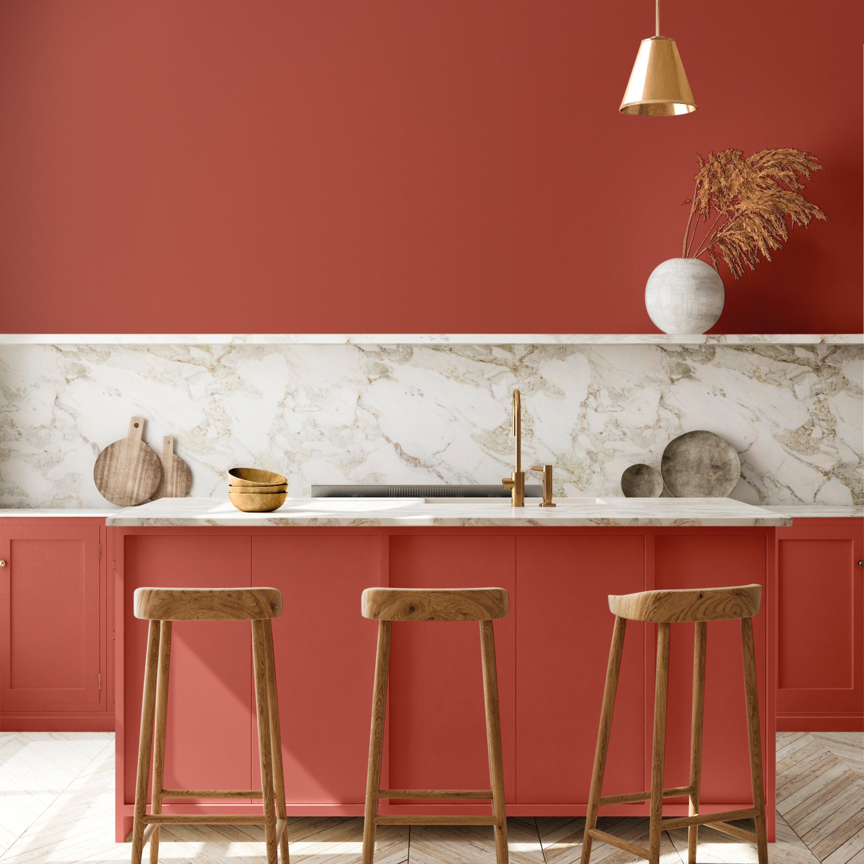 Peinture mur, boiserie soir de sienne velours PURE & PAINT , 0.5L - 4