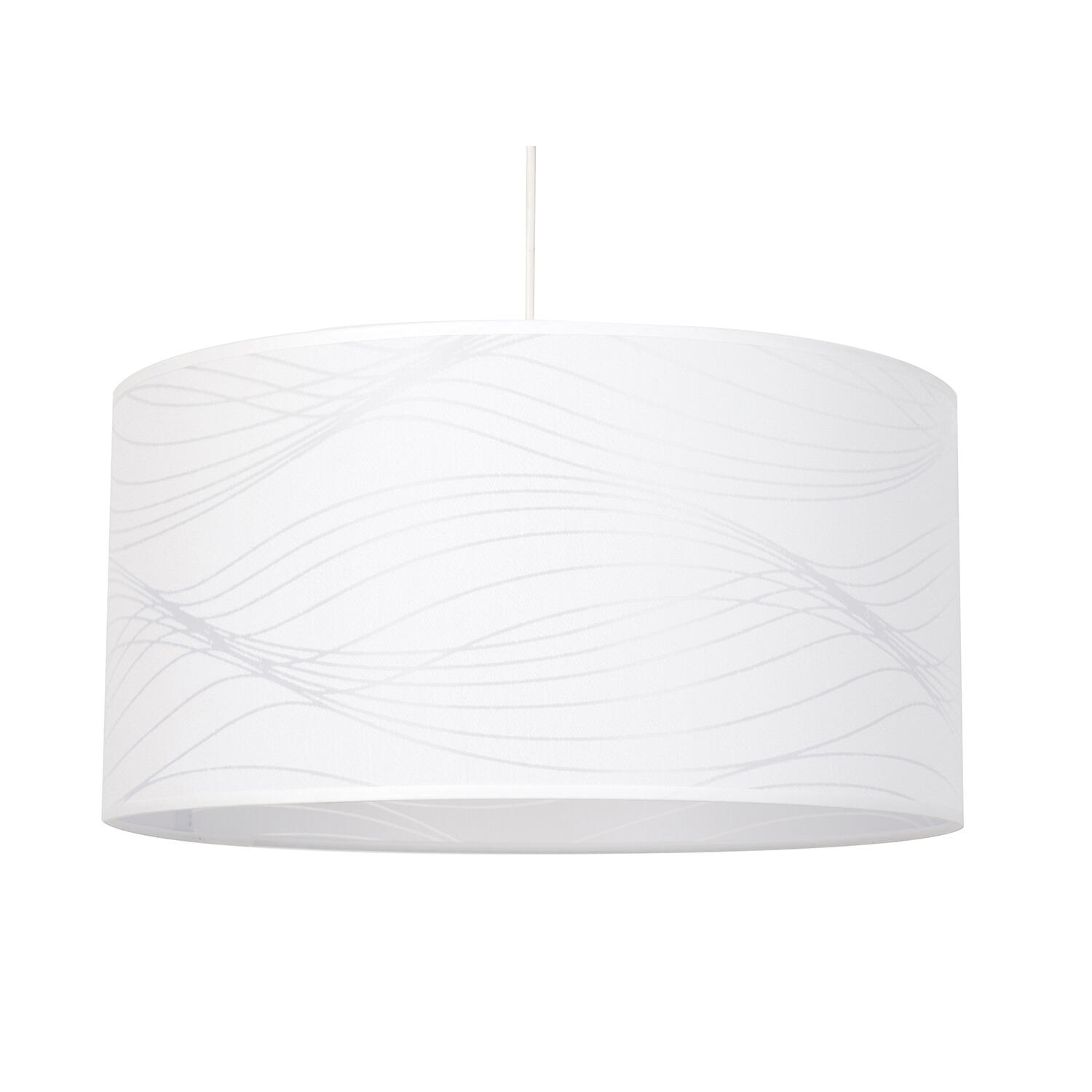Suspension Cylindre coton, blanc, Diam.38 cm, E27 - 3