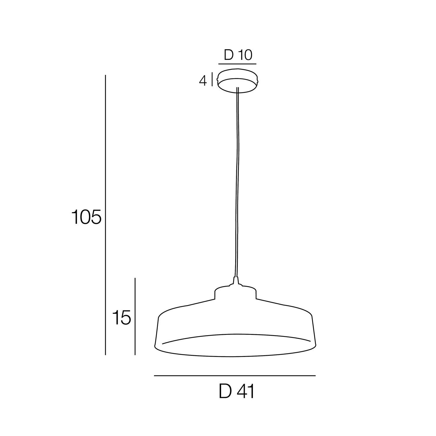 Suspension Archi acier, noir, Diam.41 cm, E27 - 7