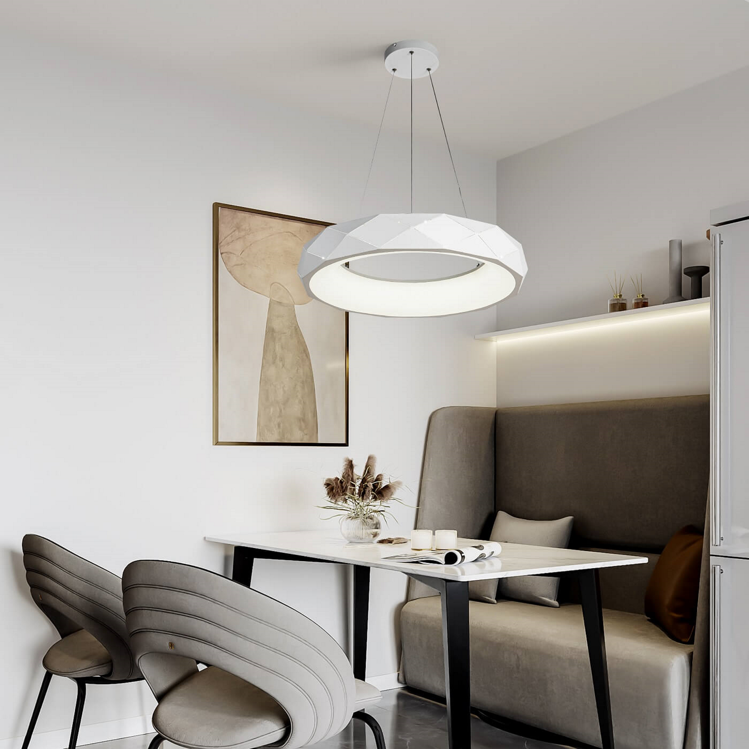 Lampa wisząca Reus biała 3240 lm LED Light Prestige - 2