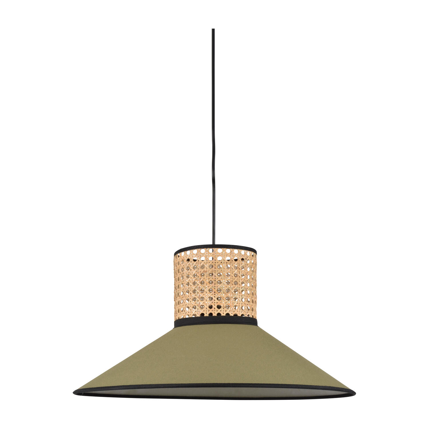 Lustre Pennsy, coton, kaki, Diam.44 cm, E27 - 4