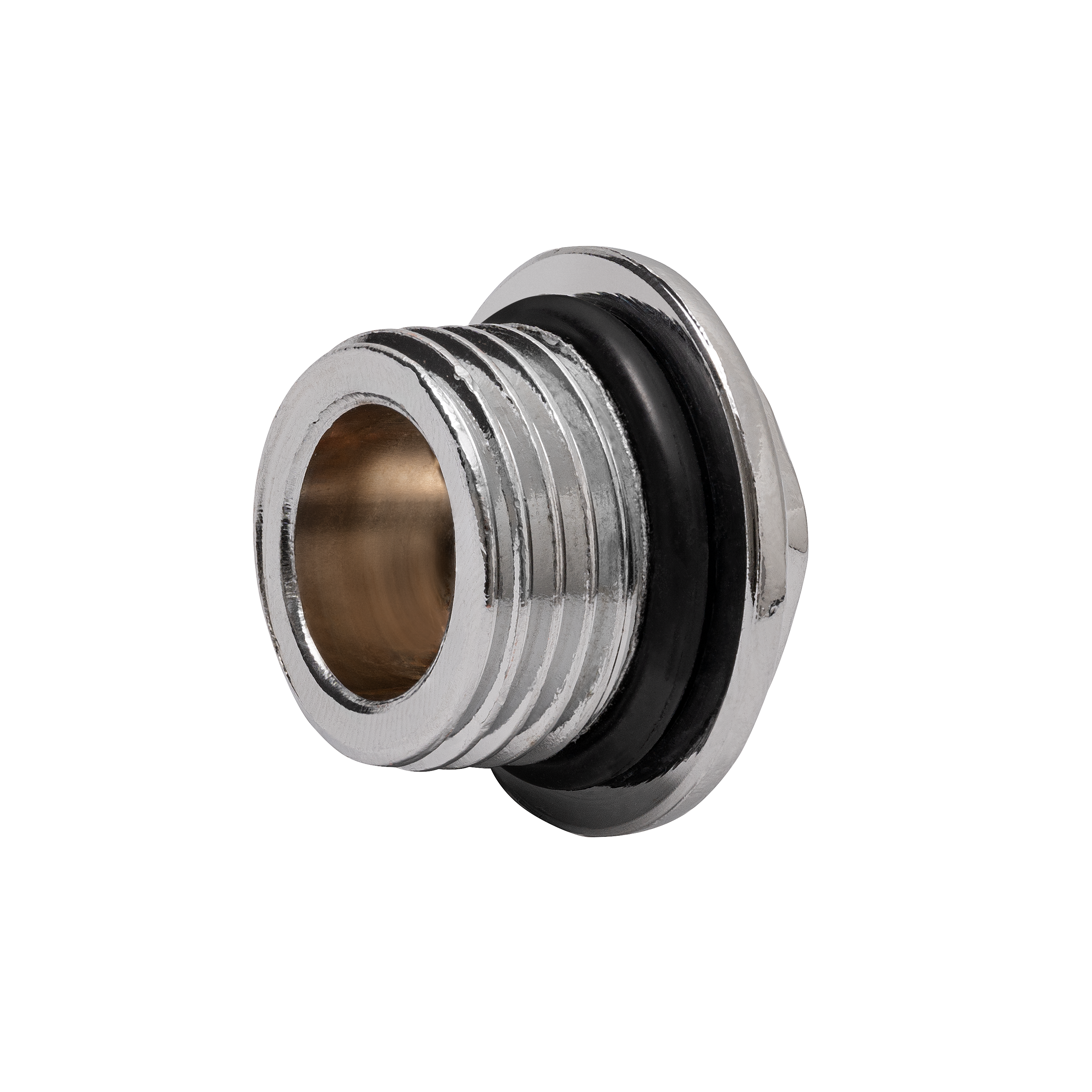 Bouchon de radiateur mâle chromé 1/2