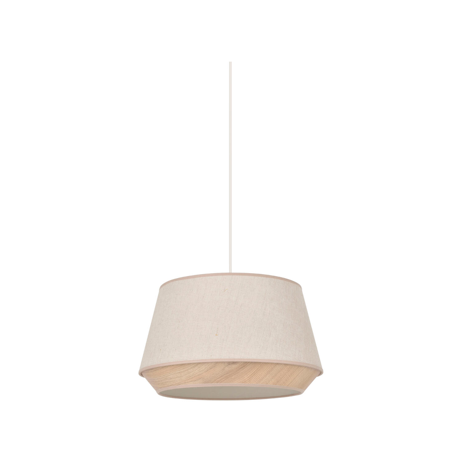 Lámpara de techo sír 1 luces e27 38 cm beige