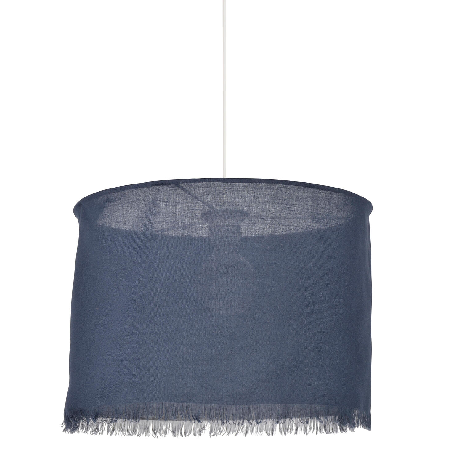 Lustre Linen, lin, bleu, Diam.38 cm, E27 - 4