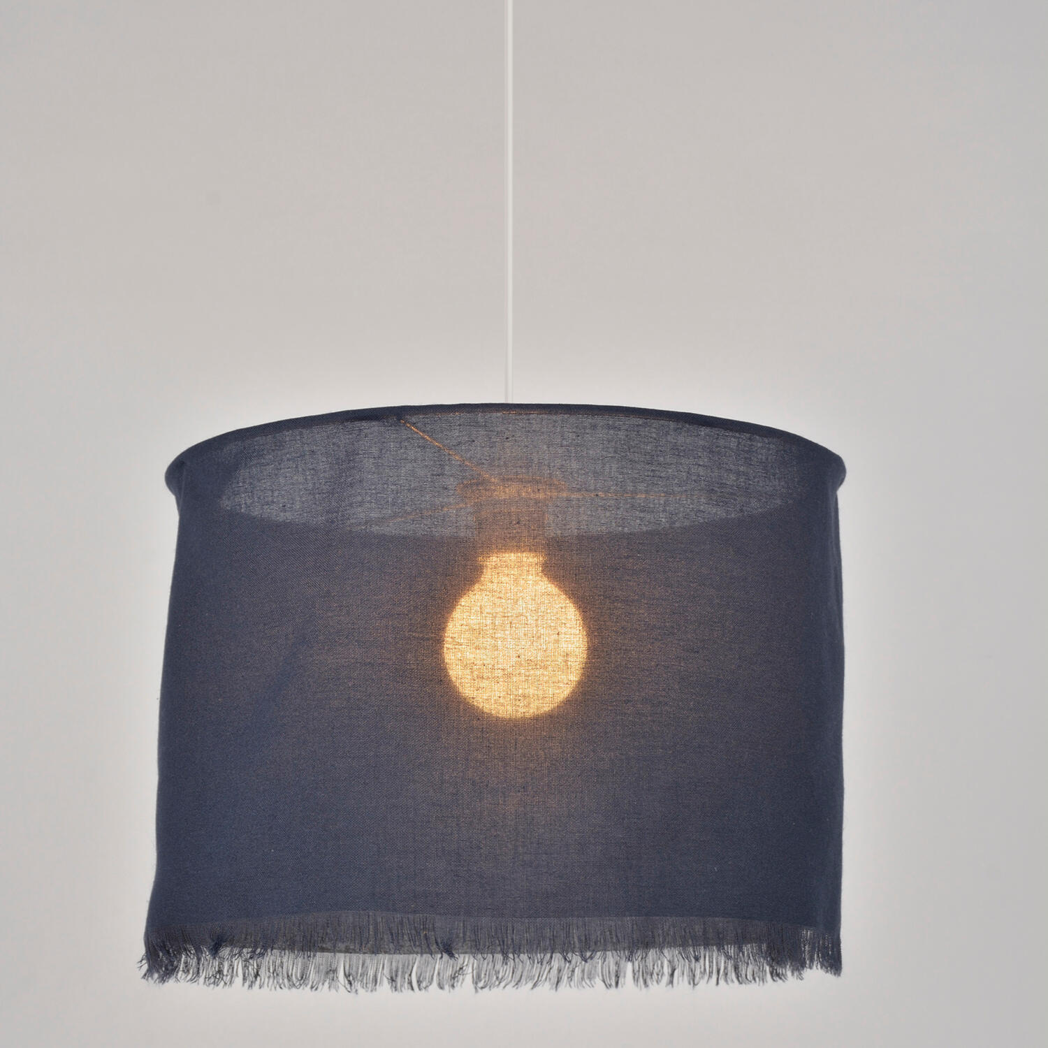 Lustre Linen, lin, bleu, Diam.38 cm, E27 - 3