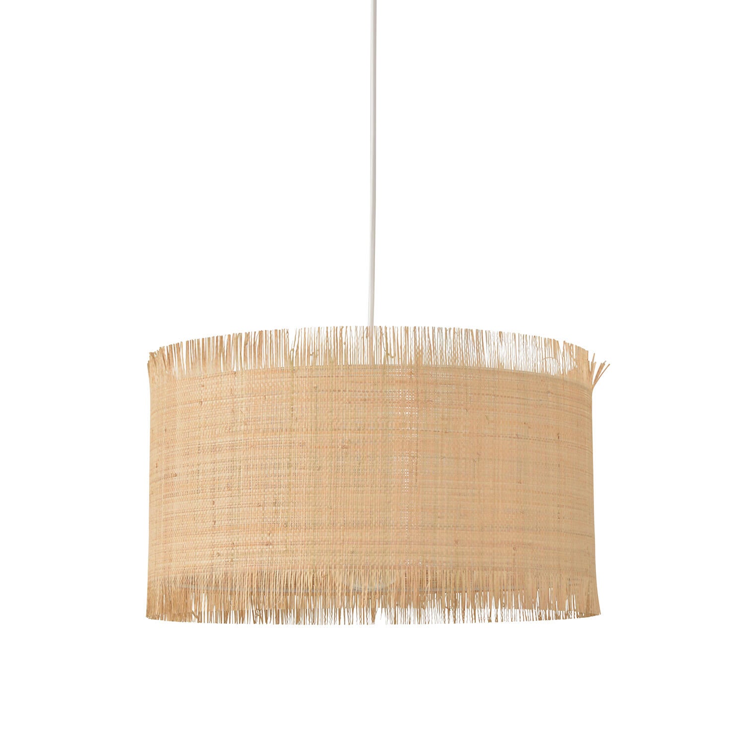 Suspension Ibiza raphia, beige, Diam.38 cm, E27 - 5