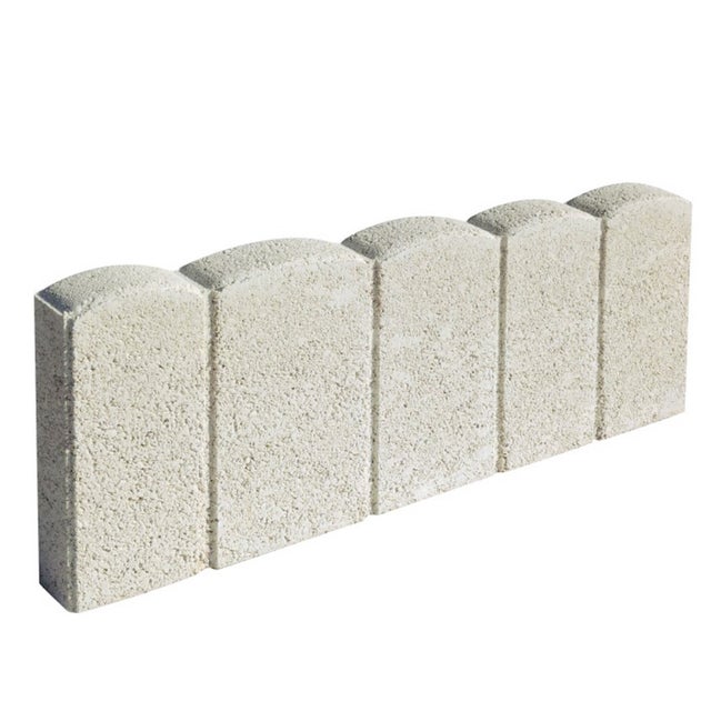 Bordura per piante in cemento grigio Palissade L 50 x H 20, Sp 5 cm