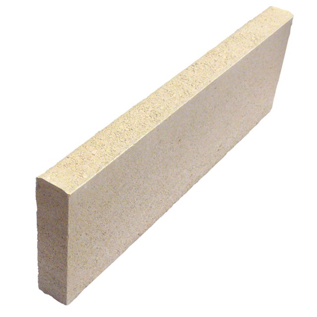 Cordolo in cemento beige Mini L 50 x H 16, Sp 4 cm