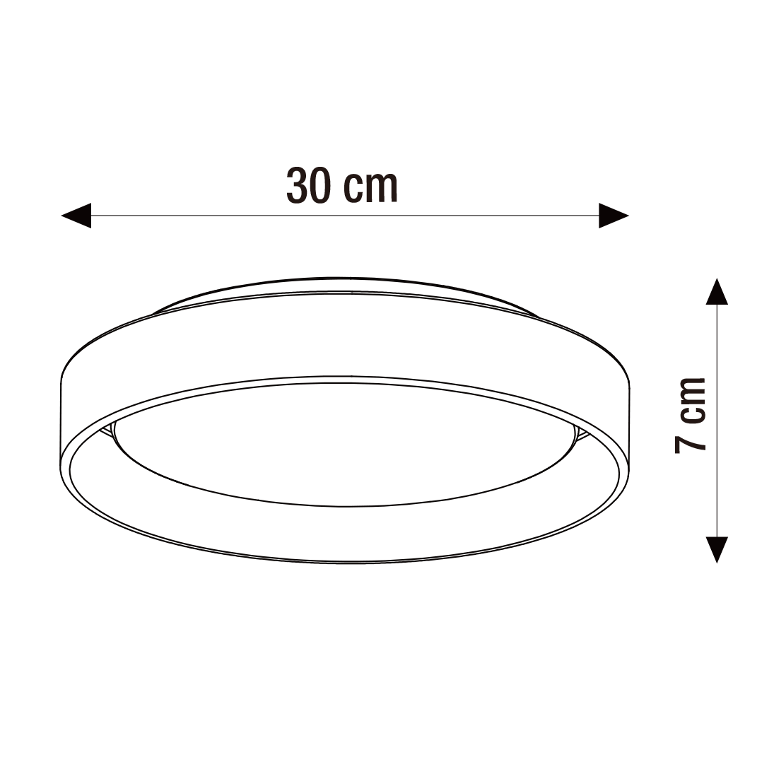 LEZOE Plafonnier LED Pour Salle De Bain - 12 W - 1700 Lm