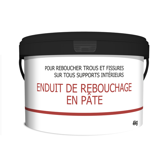 Enduit de rebouchage en pâte Prêt à l'emploi 4kg