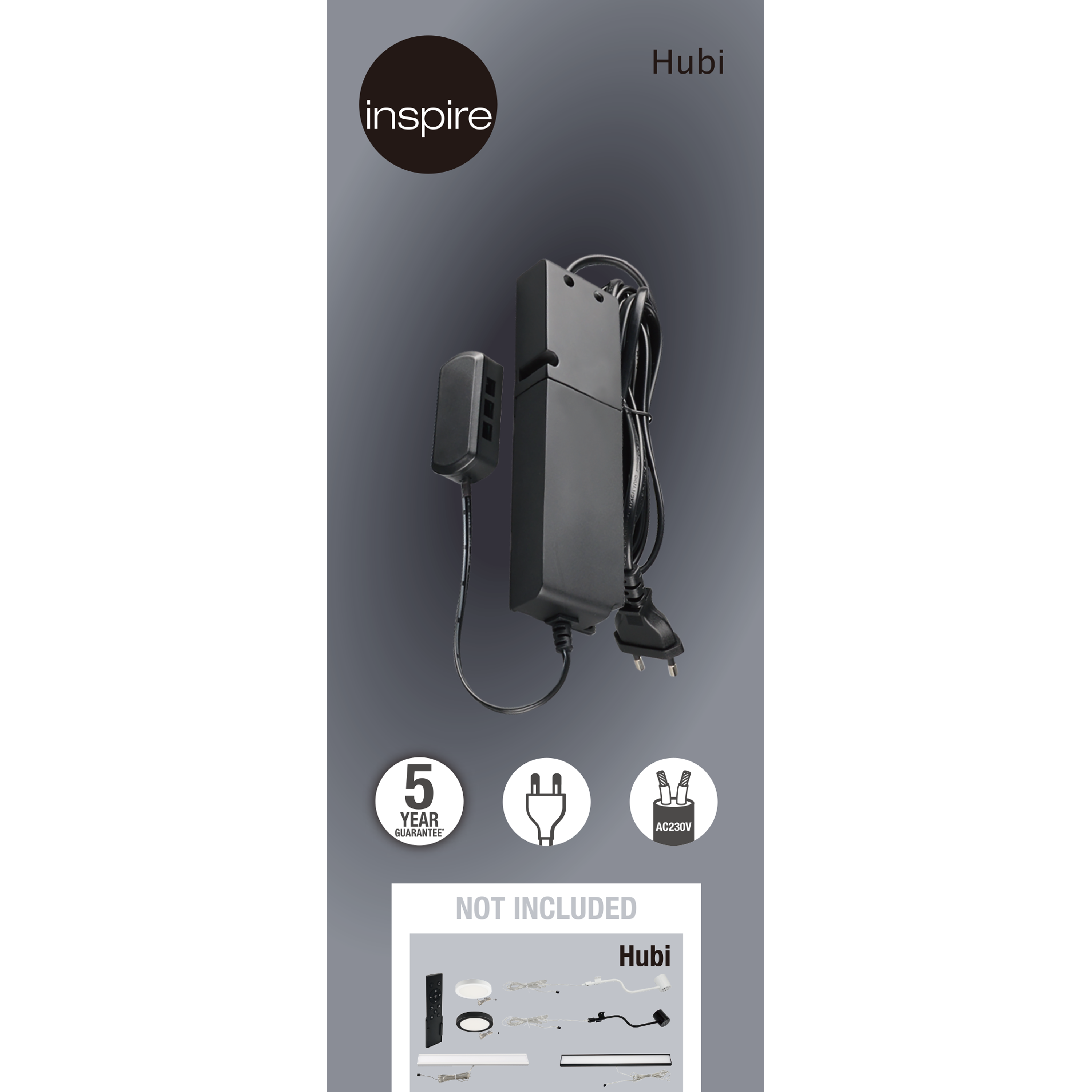 Transformateur et connexion 6 entrées pour luminaires HUBI, INSPIRE - 4