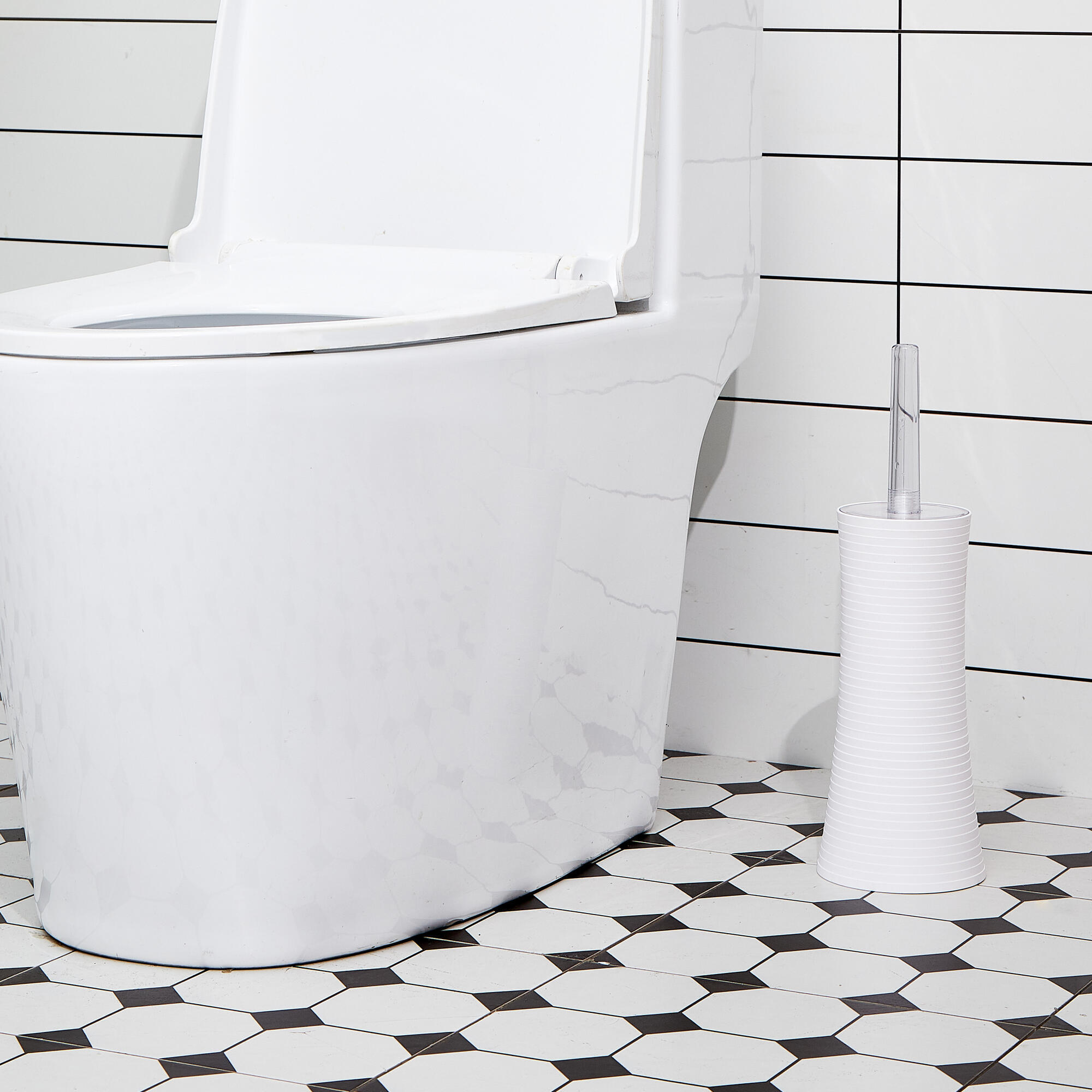 Brosse WC blanc Gom SENSEA - 6