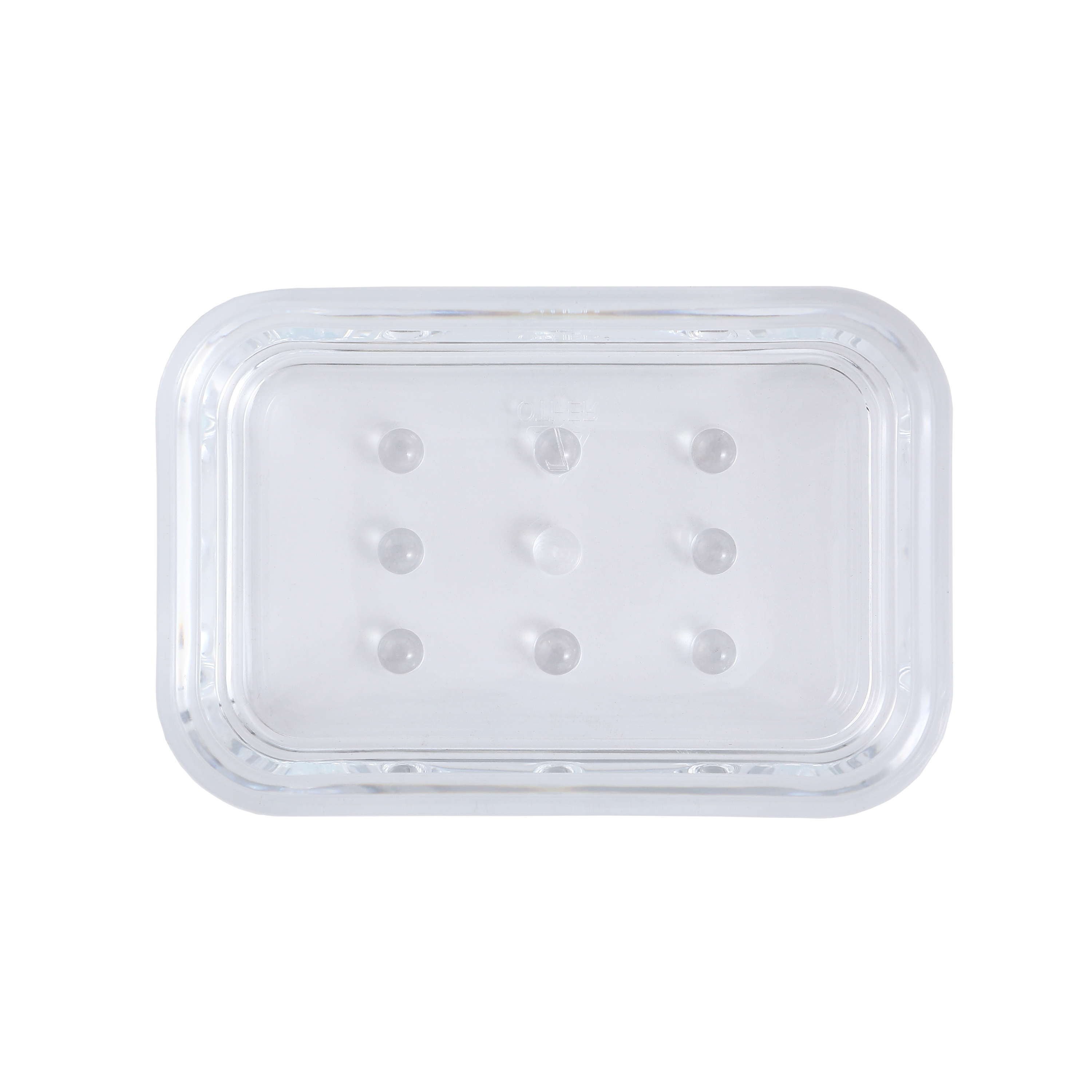 Jabonera claire transparente brillante