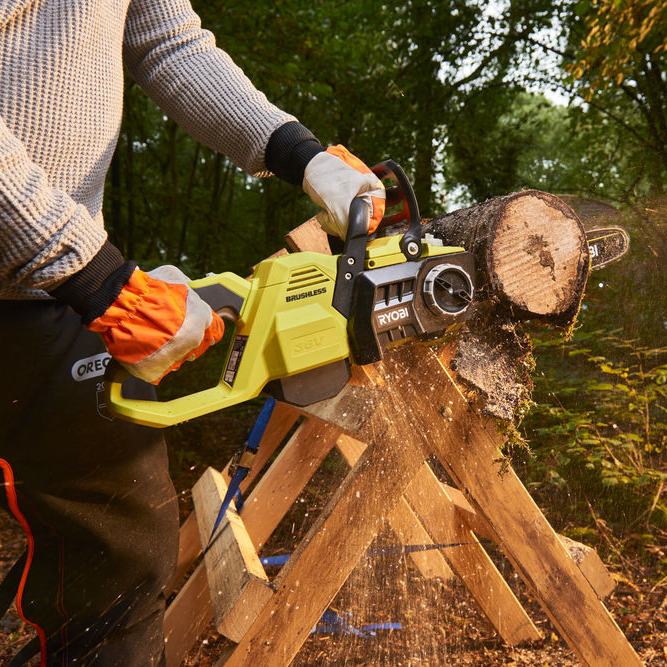 Tronçonneuse sur batterie RYOBI Brushless ry36csx35a-0 36 V sans batterie