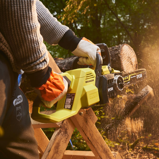 Tronçonneuse sur batterie RYOBI Brushless, 35 cm, 36 V sans batterie - 3