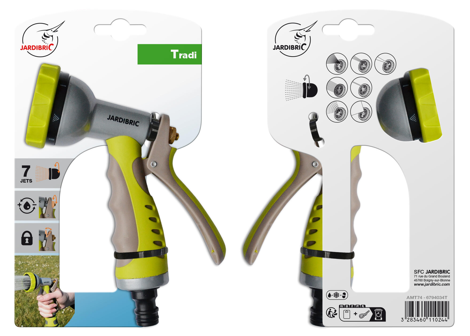 Pistola de riego  JARDIBRIC 7 posiciones - 6