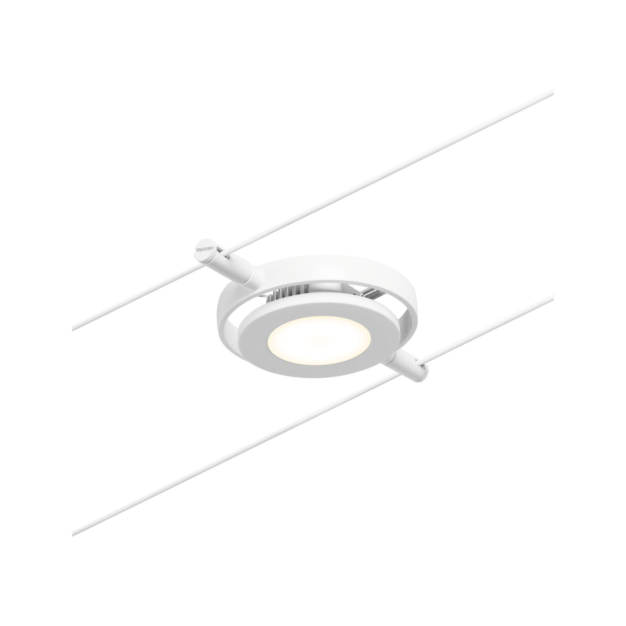 Spot RoundMac individuel sur câble Module LED 450lm métal blanc/chrome PAULMANN - 2