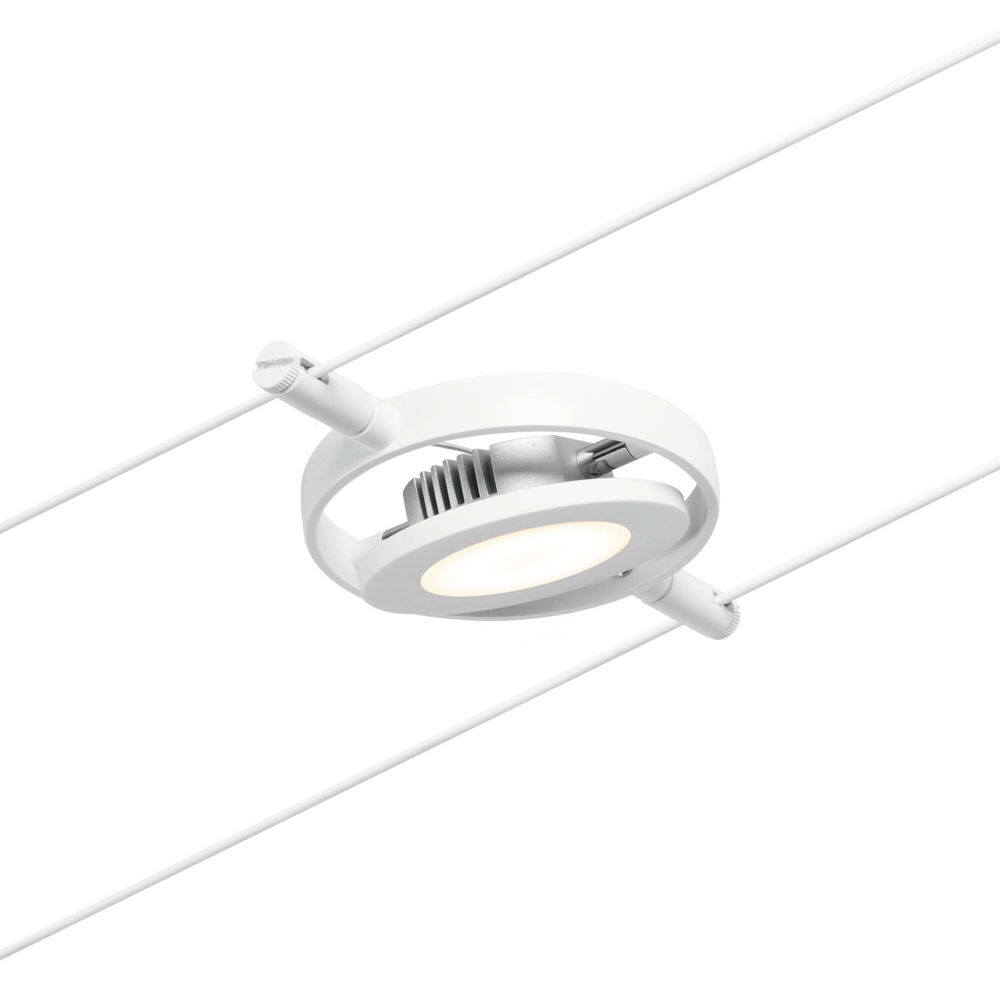 Spot RoundMac individuel sur câble Module LED 450lm métal blanc/chrome PAULMANN - 3
