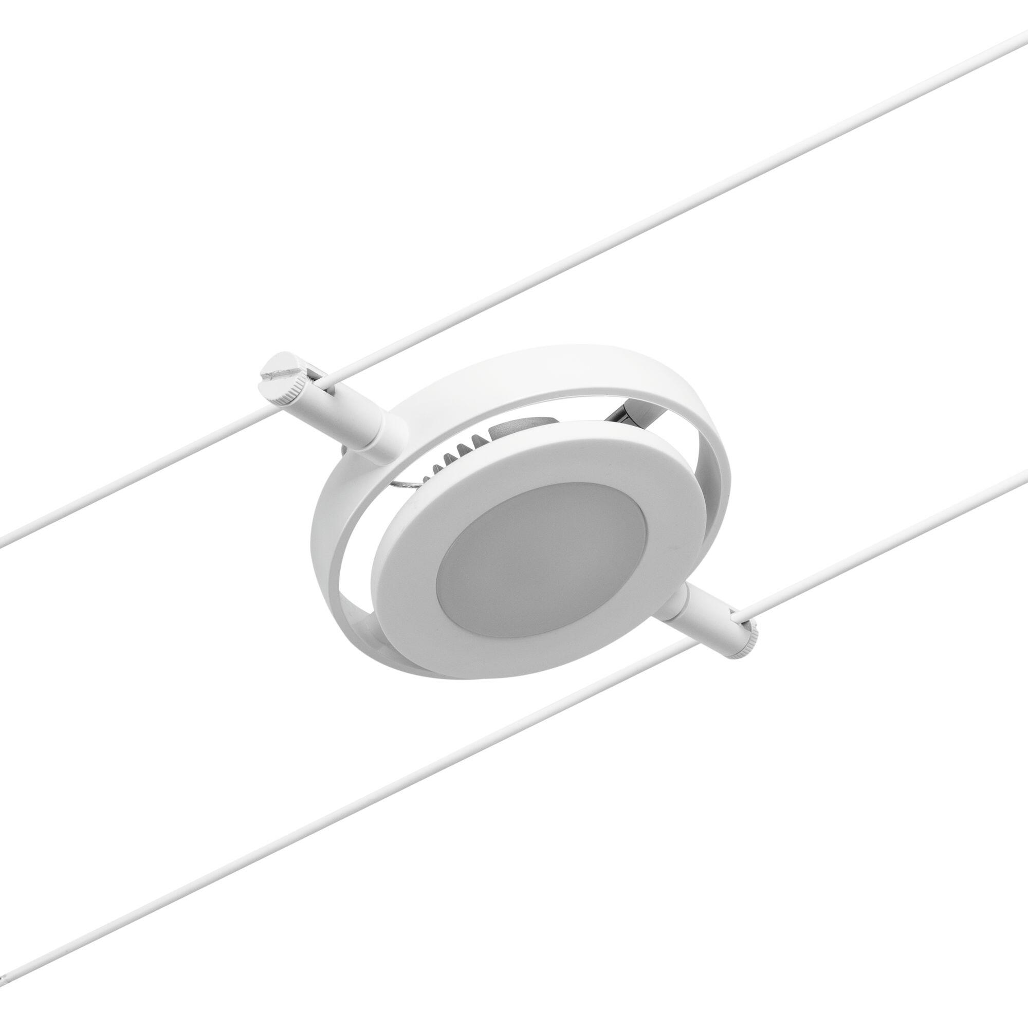 Spot RoundMac individuel sur câble Module LED 450lm métal blanc/chrome PAULMANN - 5