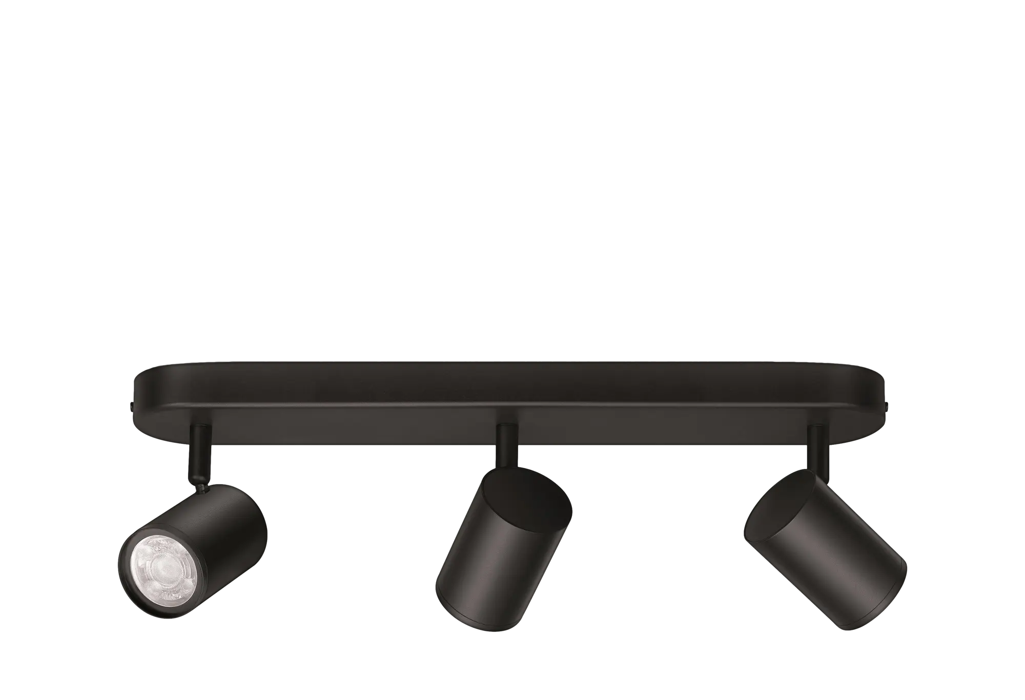 Listwa reflektorowa Imageo czarna 3 x LED Wiz Smart lighting