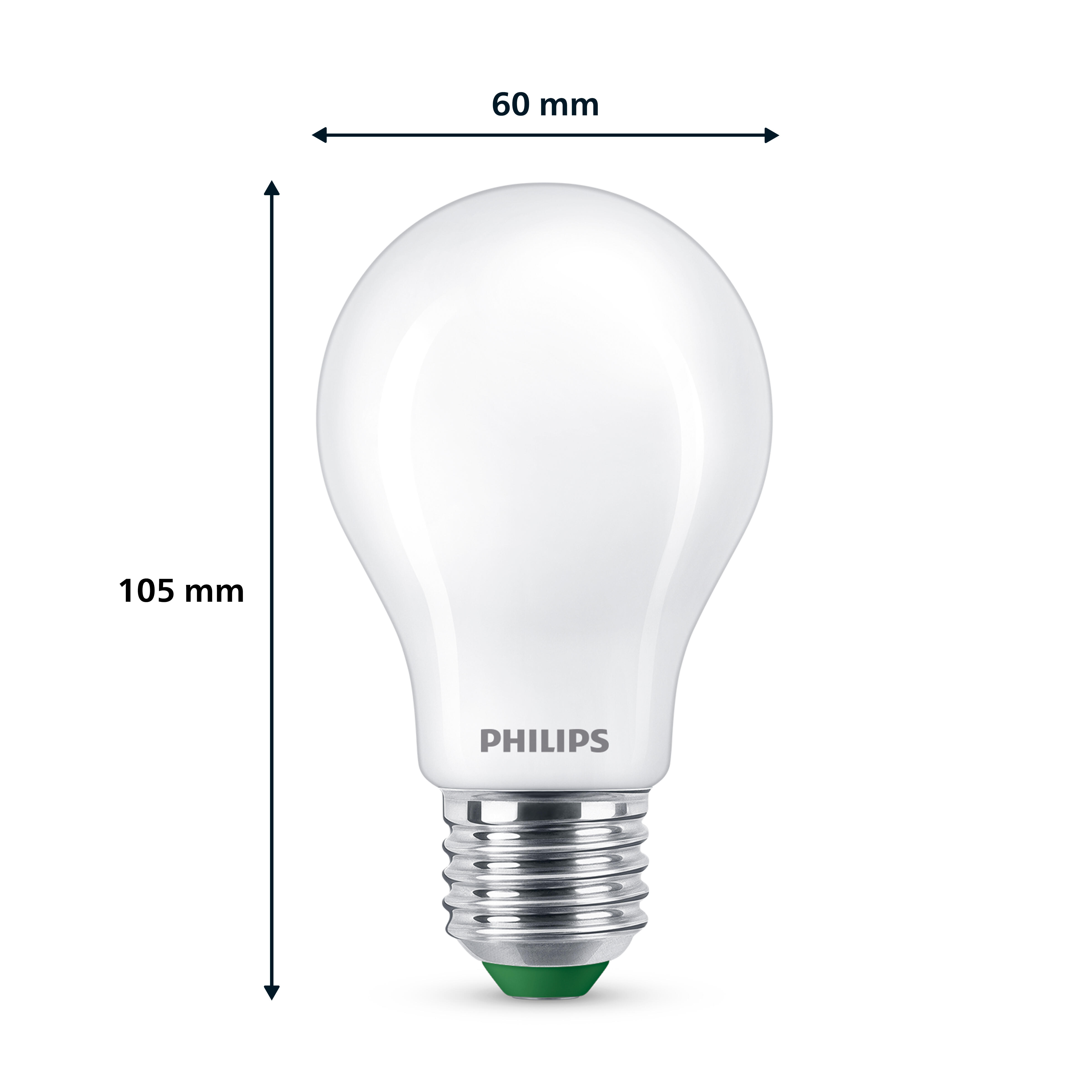 Lampadina LED, E27 goccia, trasparente, luce naturale, 4W= 840 LM (equiv 60 W), classe energetica A, PHILIPS - 9