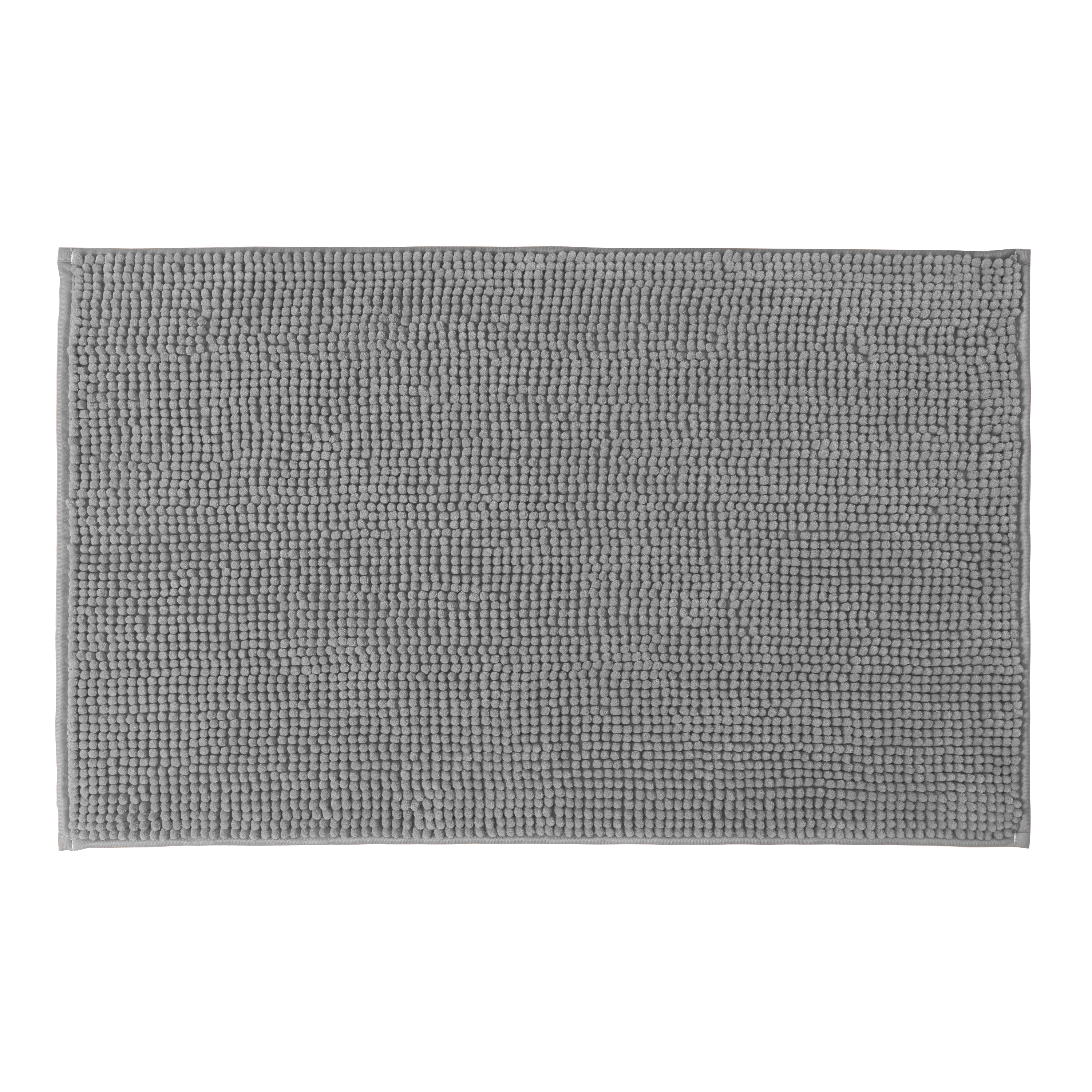 Alfombra de baño rectangular easy 50x80 cm gris