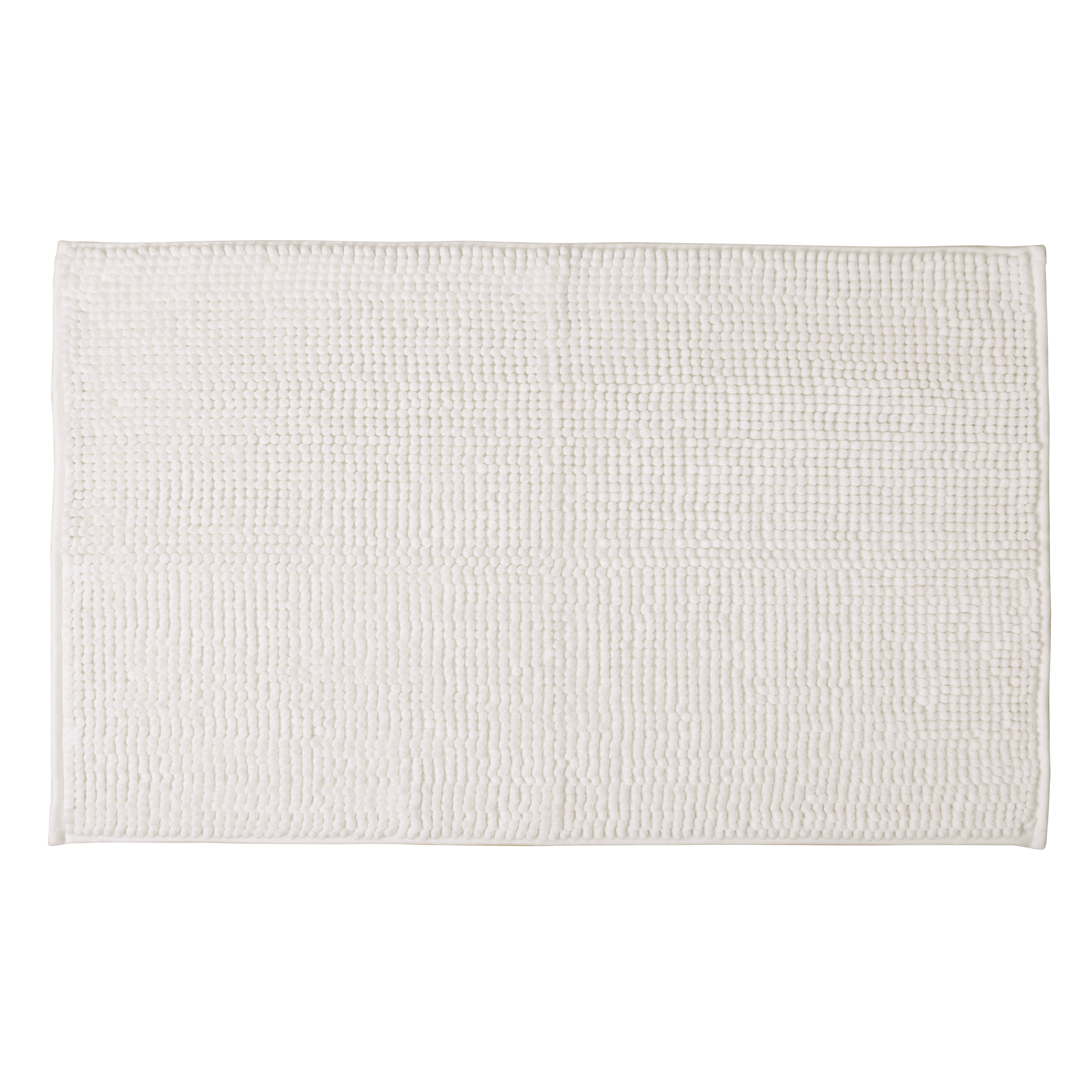 Alfombra de baño rectangular easy 50x80 cm blanco