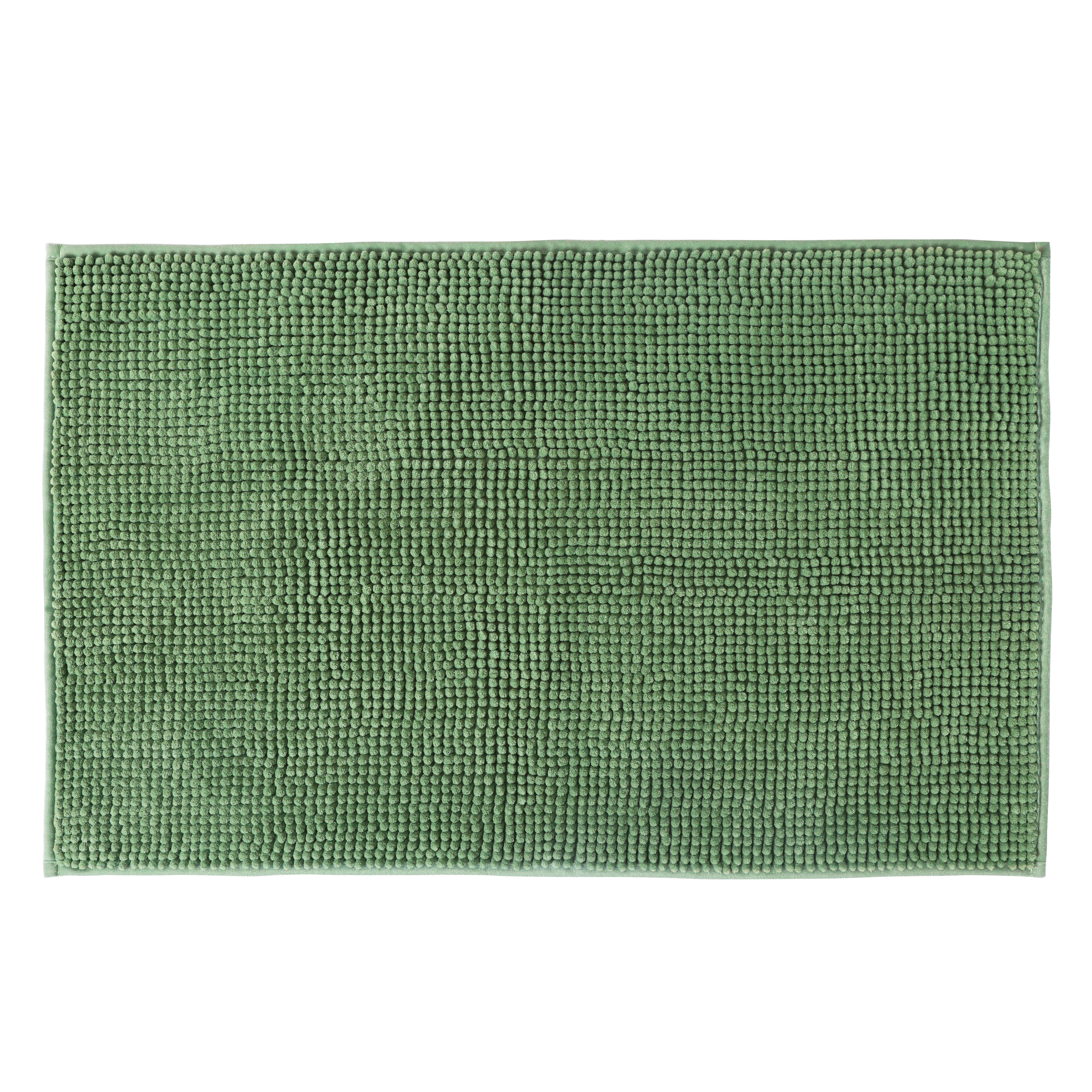 Alfombra de baño rectangular easy 50x80 cm verde