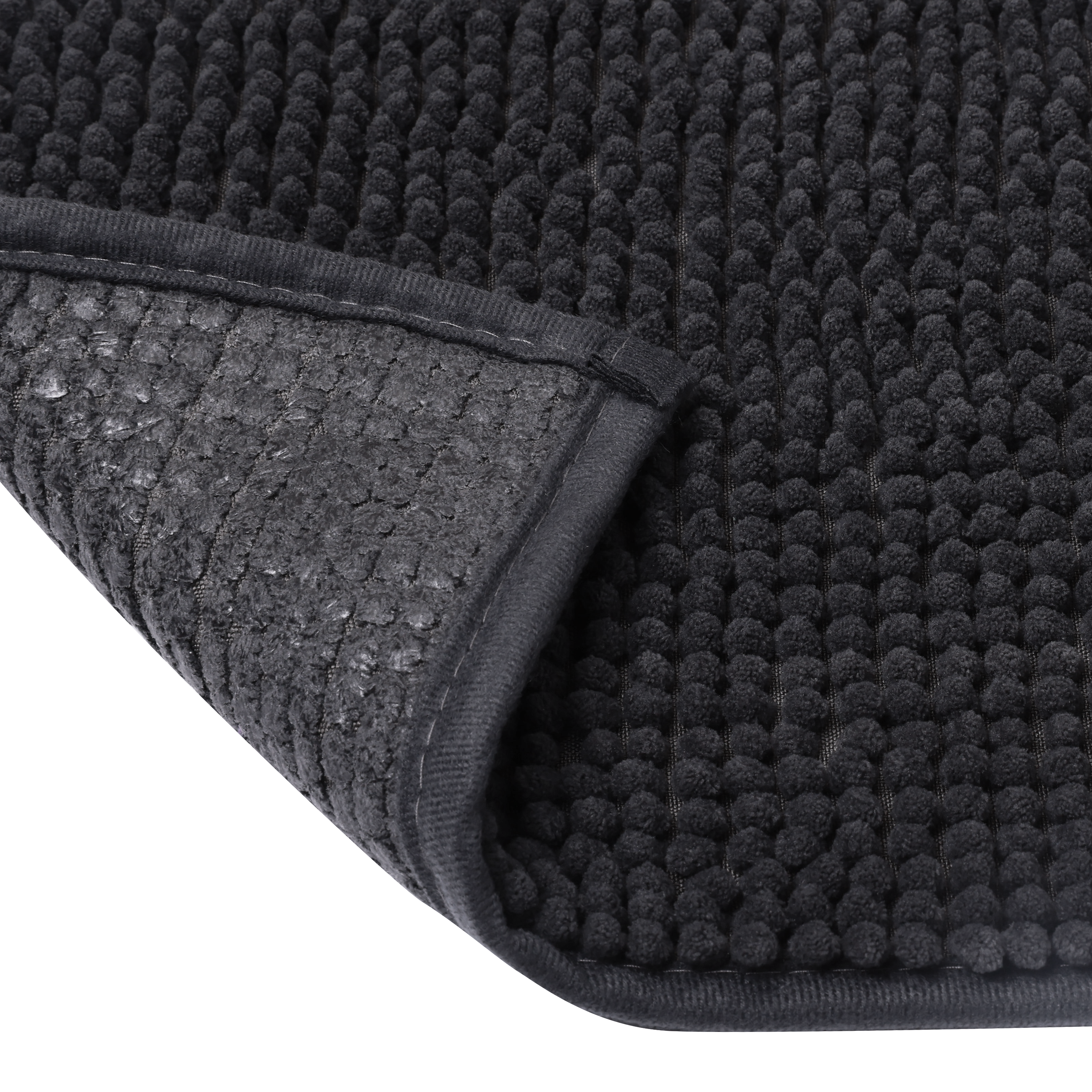 Tapete de casa de banho 50x80 cm preto Sensea Easy - 4