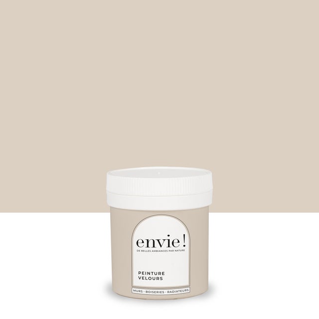 Testeur peinture mur, boiserie beige lin velours ENVIE Biosourcée 75ml