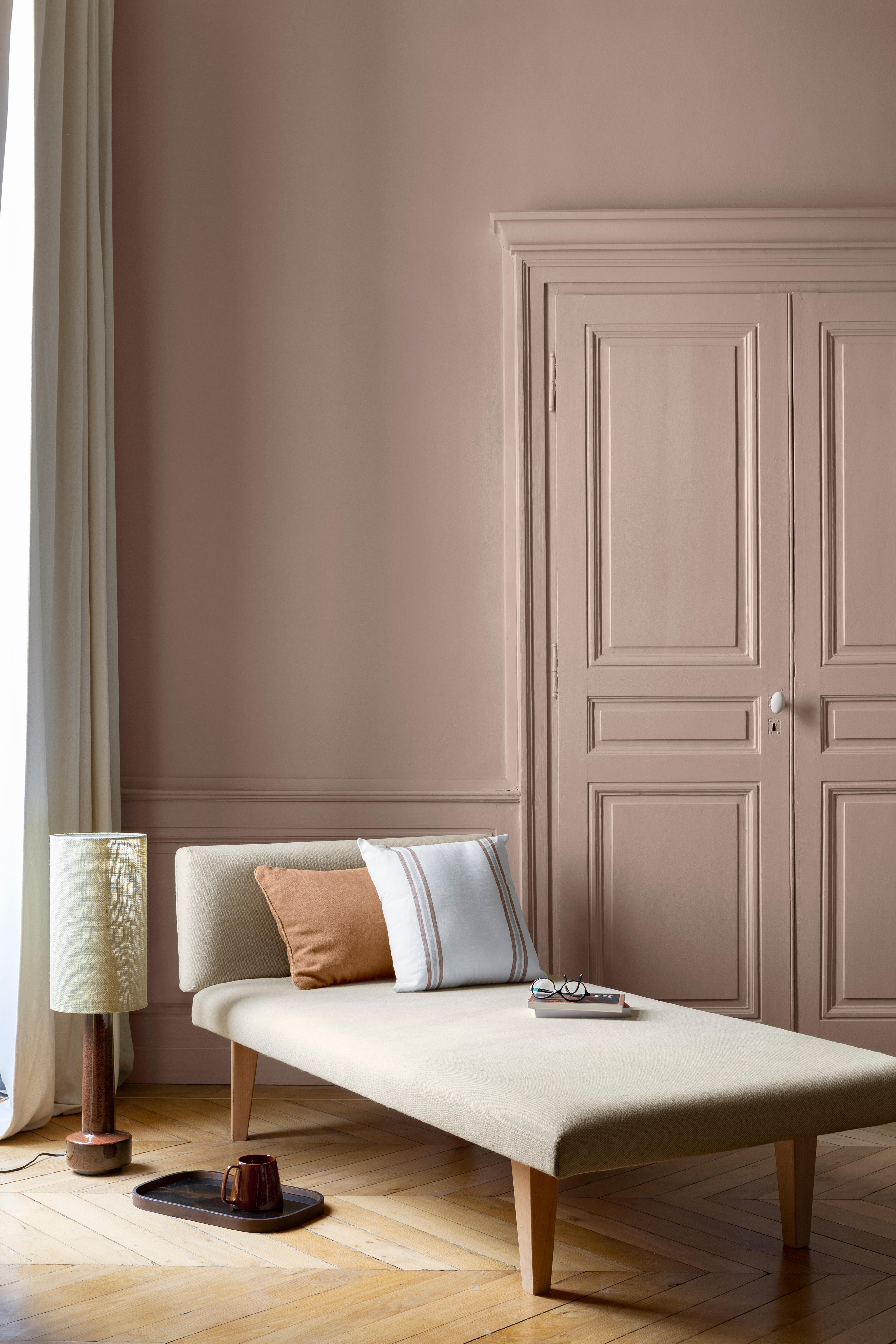 Peinture mur, boiserie rose liberté velours LIBÉRON 163 faubourg 2.5L - 7