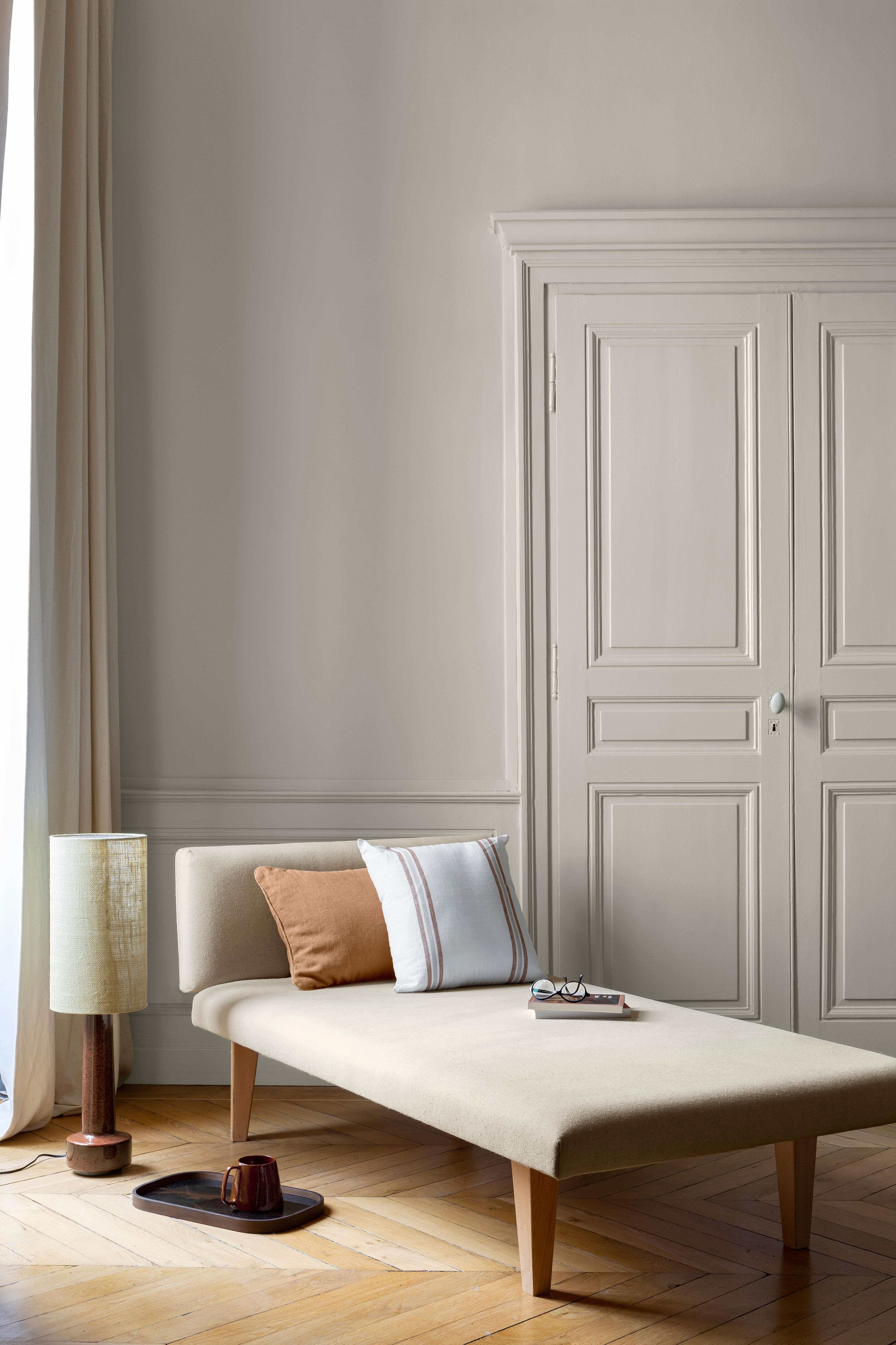 Peinture mur, boiserie lait d'amande velours LIBÉRON 163 faubourg 2.5L - 3