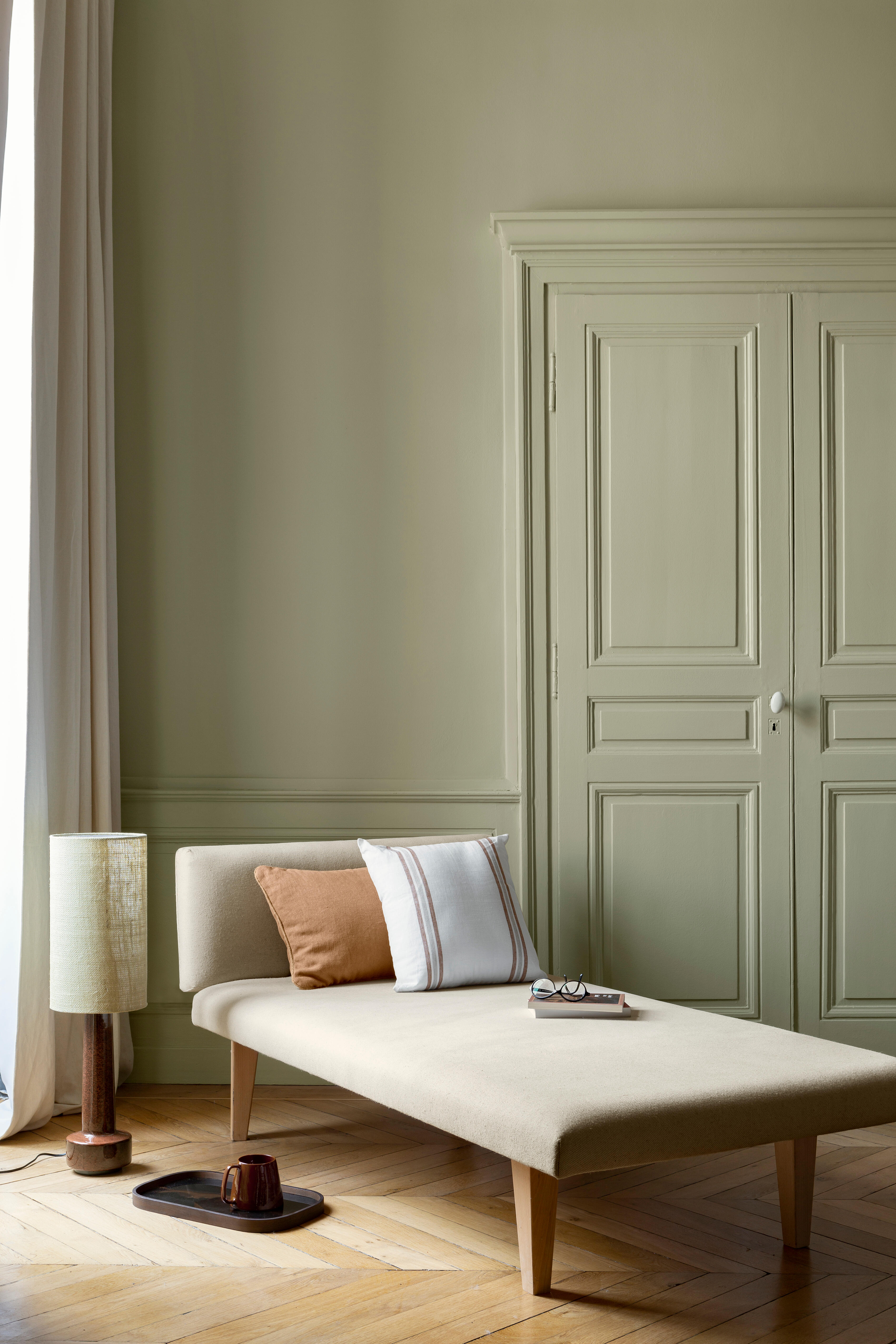 Peinture mur, boiserie vert opalin velours LIBÉRON 163 faubourg 2.5L - 7