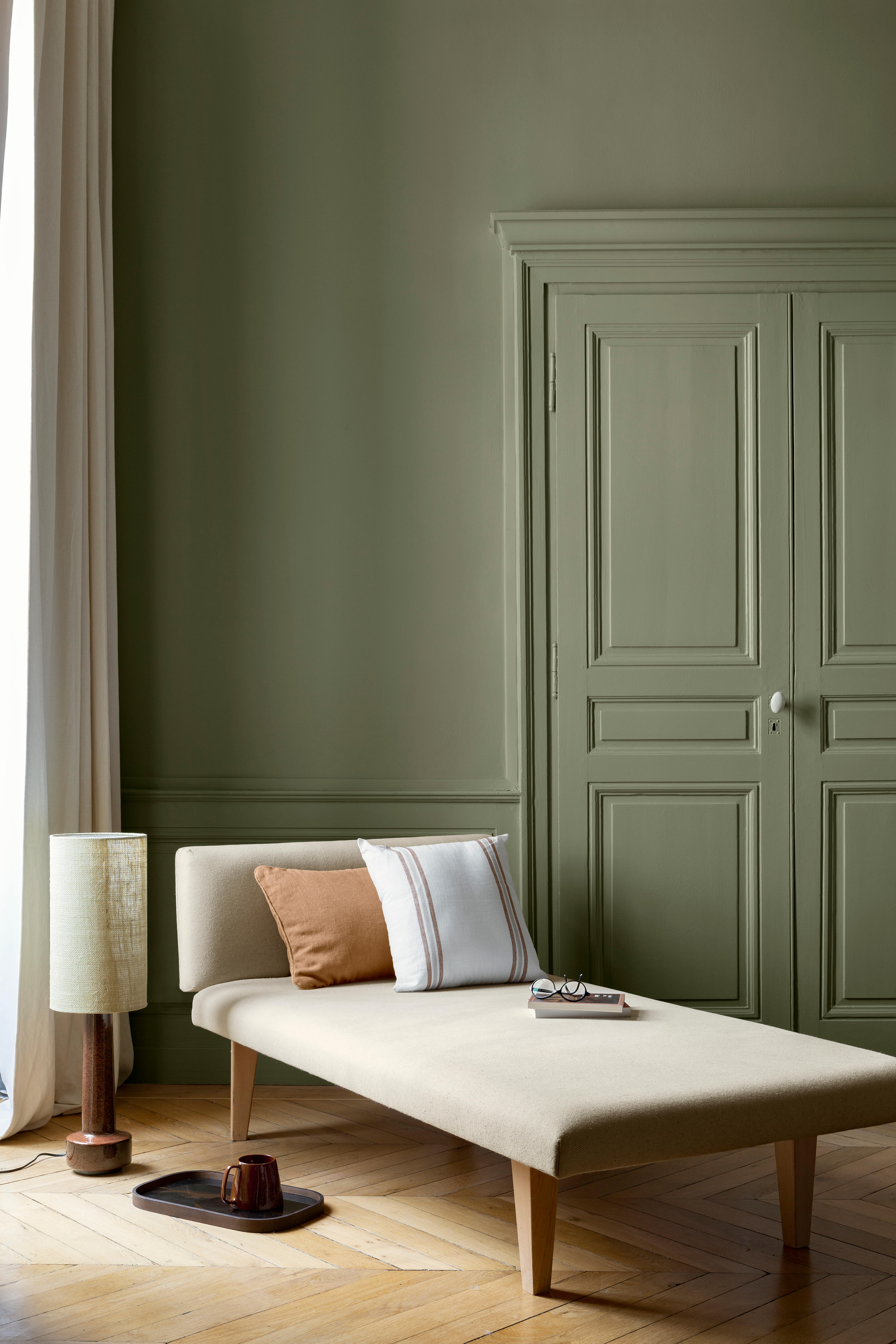 Peinture mur, boiserie vert ombelle velours LIBÉRON 163 faubourg 2.5L - 7