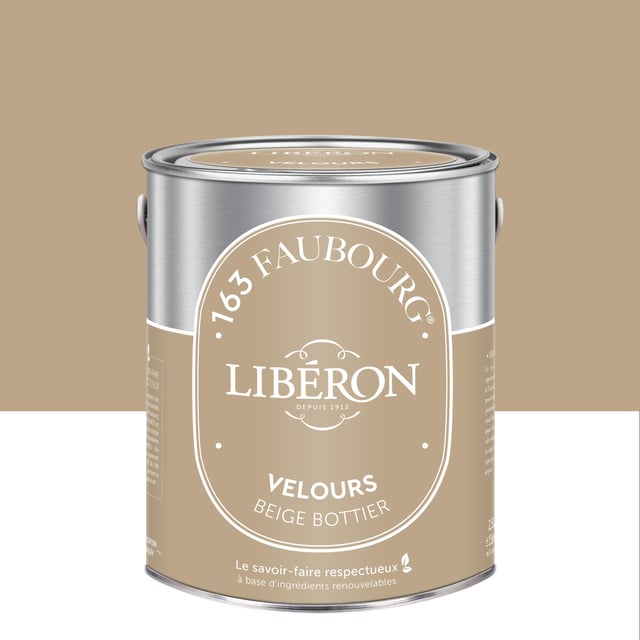 Peinture multisupport murs, plafonds et boiseries Velours de peinture beige peau de chamois Libéron 2,5L main image 1