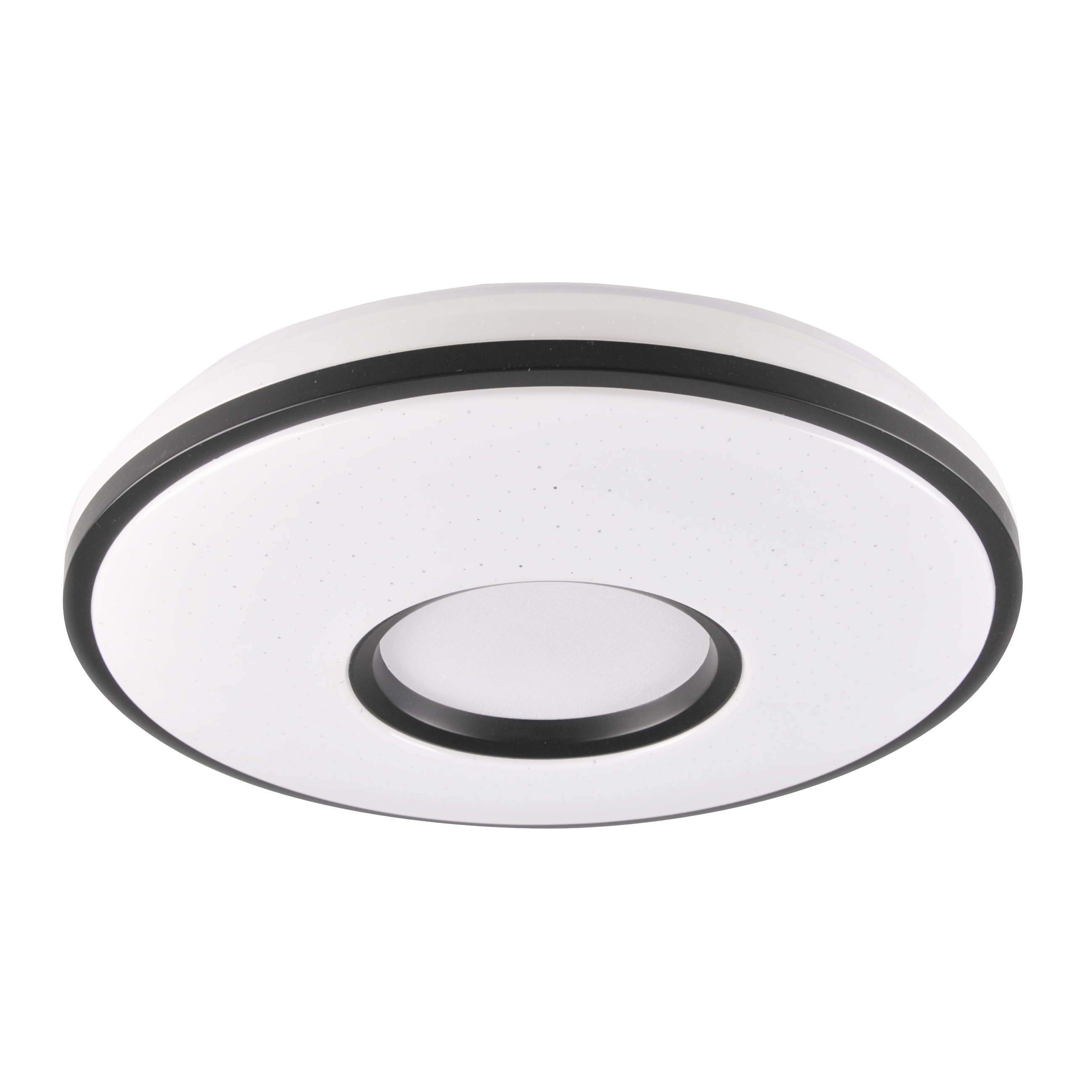 Plafon Detroit czarno-biały 39 cm IP44 LED