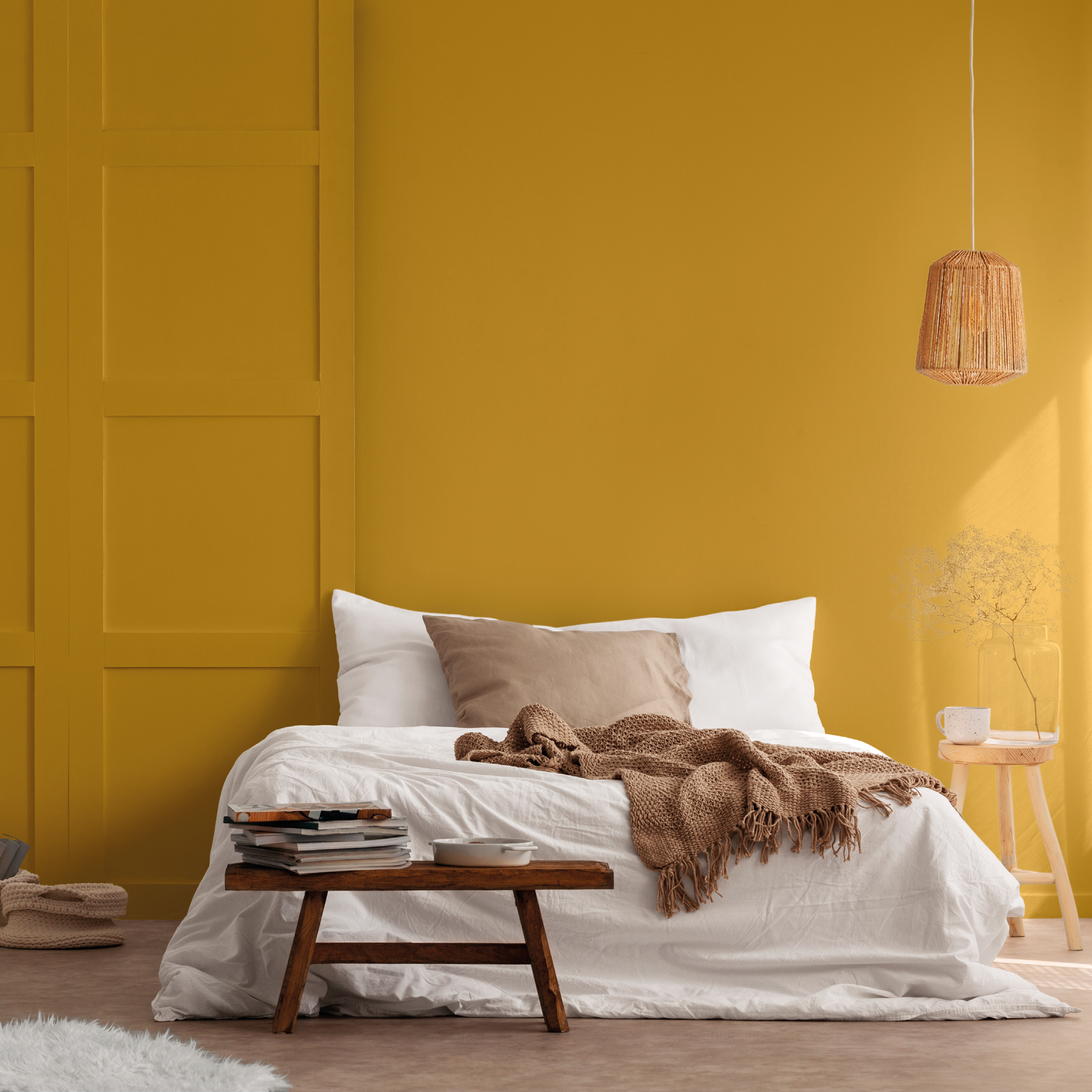 Peinture mur, boiserie pollen velours PURE & PAINT , 2.5L - 3