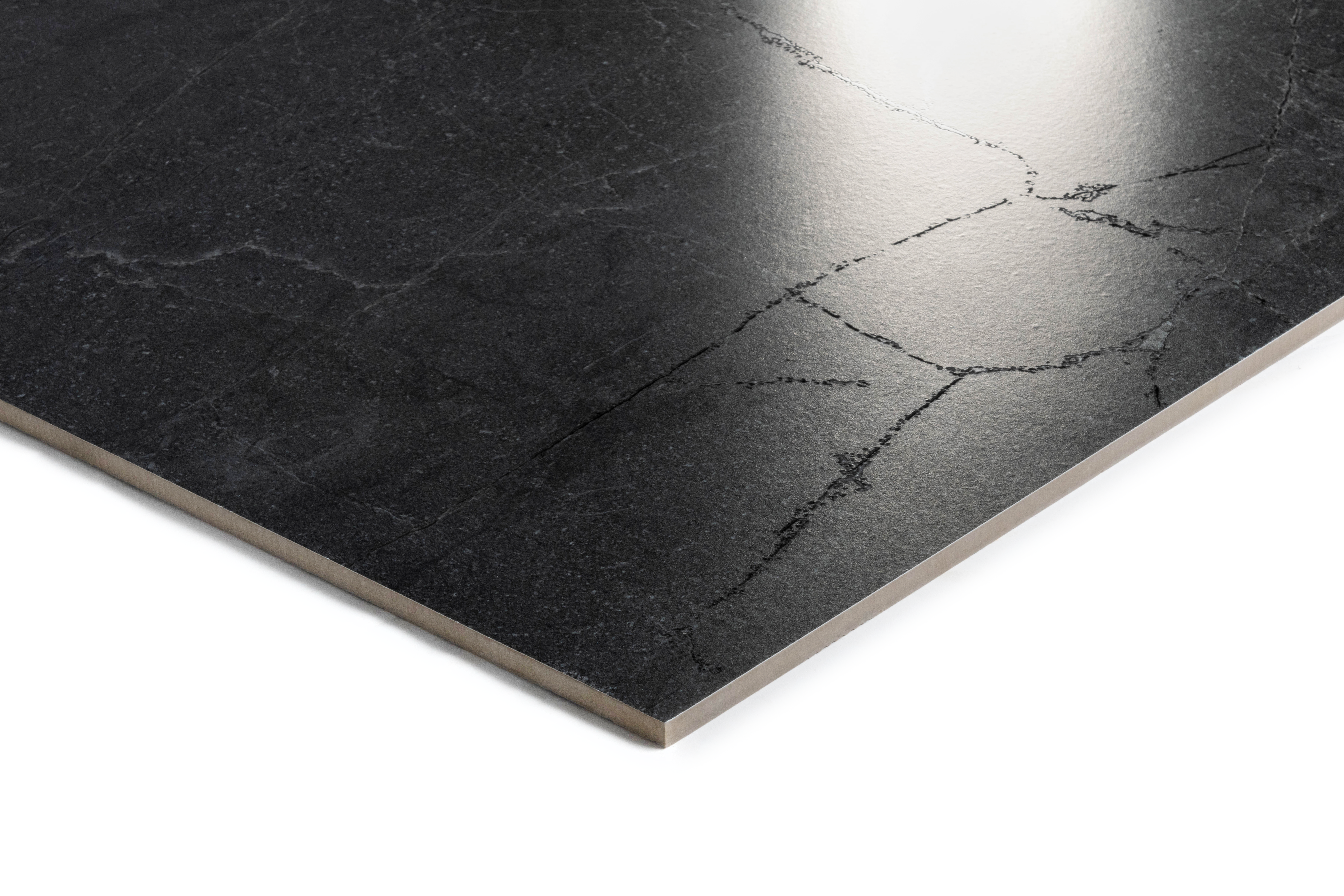 Gres szkliwiony Coria Black Carving 60x120 - 3