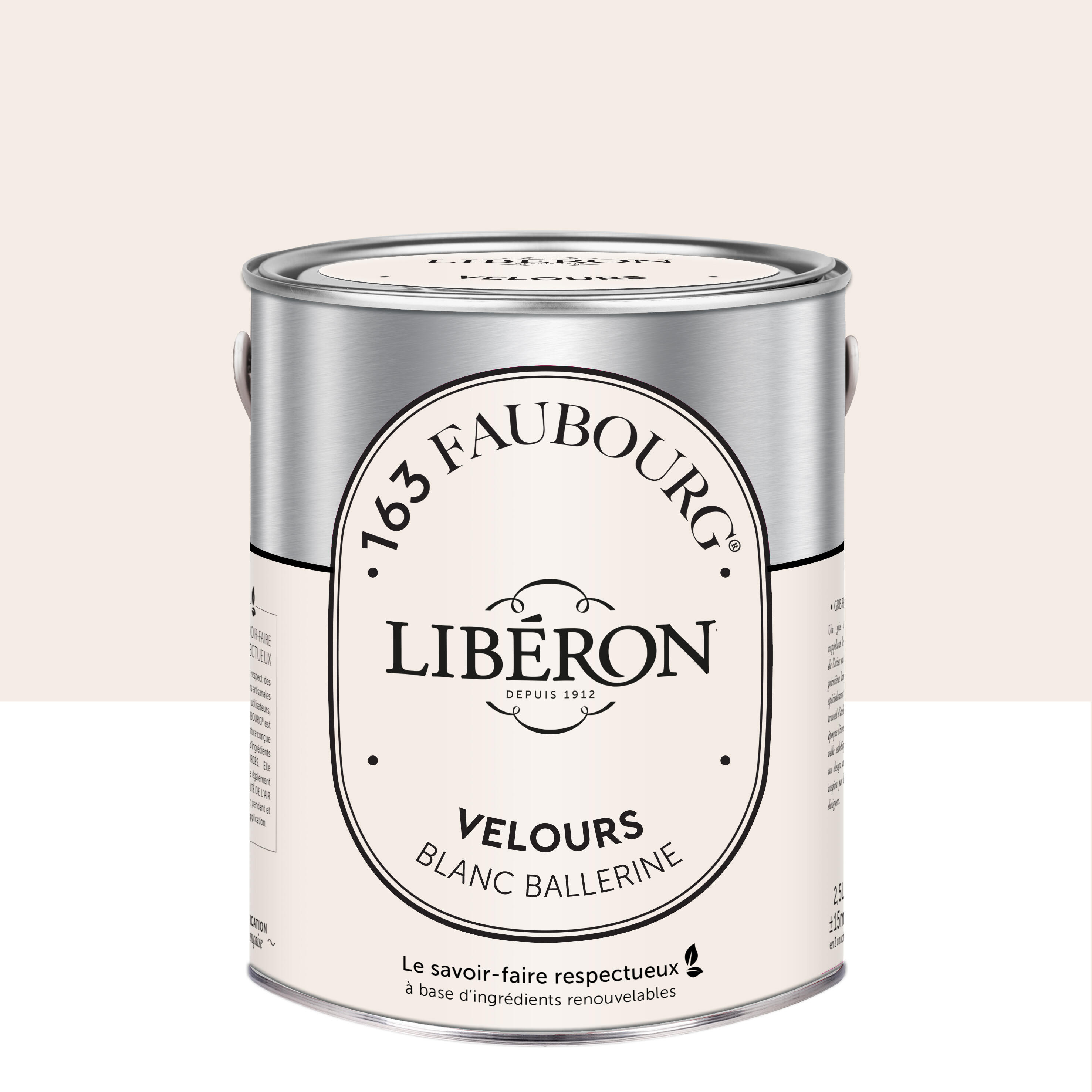 Peinture mur, boiserie blanc ballerine velours LIBÉRON 163 faubourg 2 ...