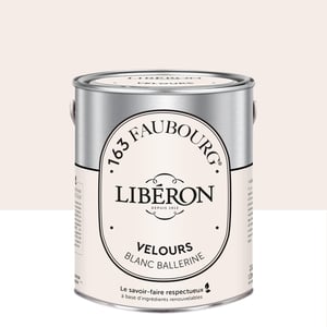 Peinture mur, boiserie blanc ballerine velours LIBÉRON 163 faubourg 2.5l