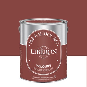 Peinture mur, boiserie rouge lyrique velours LIBÉRON 163 faubourg 2.5l