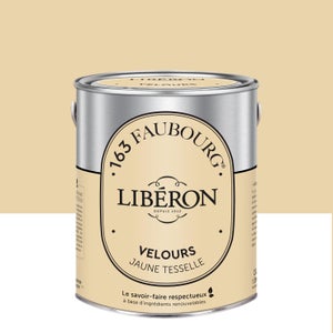 Peinture mur, boiserie jaune tesselle velours LIBÉRON 163 faubourg 2.5l