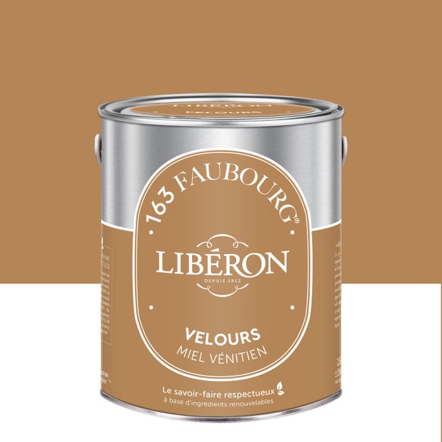 Peinture mur, boiserie beige joli minois velours LIBÉRON 163 fauboug 0.5L